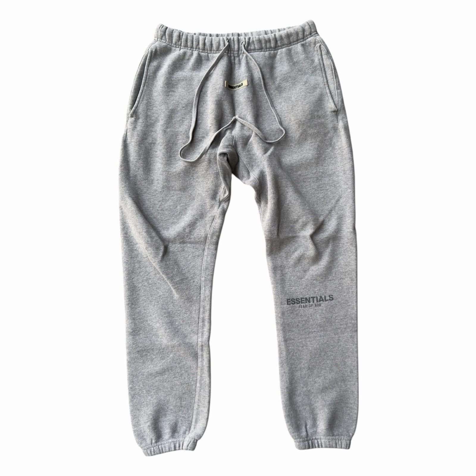 Fear of God FW19 Fear of God Essentials 3M Sweatpants Heather Grey Size US 30 / EU 46 - 1 Thumbnail