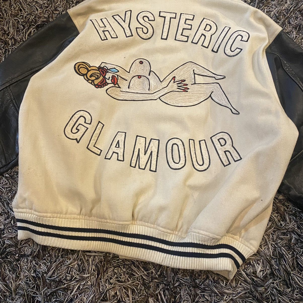 Hysteric Glamour × Vintage ARCHIVE💥VINTAGE RARE 1984 Hysteric Glamour Leather Varsity Size US M / EU 48-50 / 2 - 5 Thumbnail