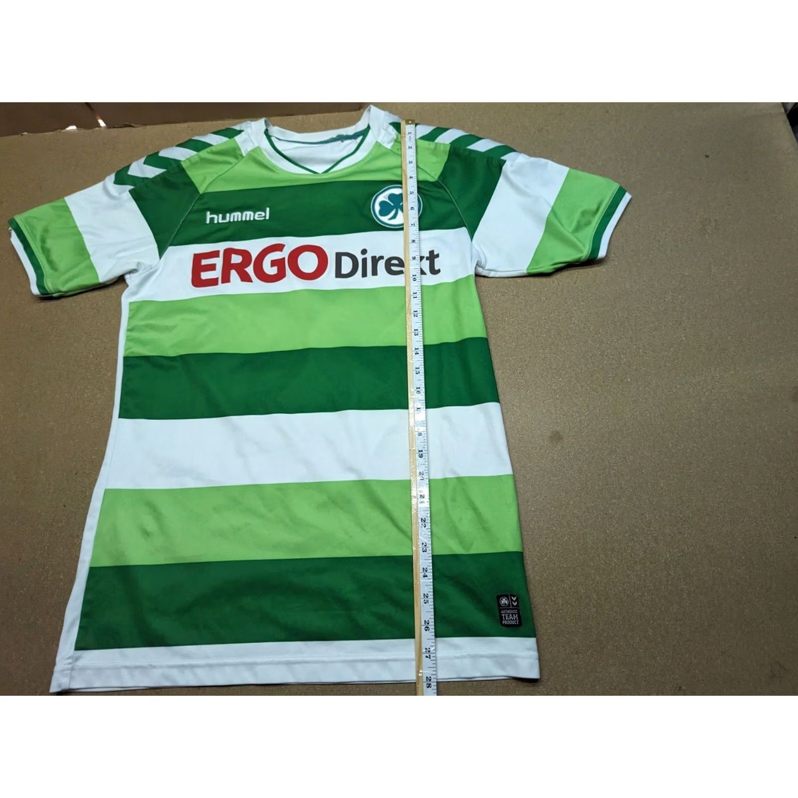 Hummel Hummel Greuther Furth 2015-2016 Jersey Mens Size S SPVGG Football Adult Shirt Short Sleeve Multicolor Polyester Moisture Wicking Athletic Jersey Mens Size US S / EU 44-46 / 1 - 3 Thumbnail