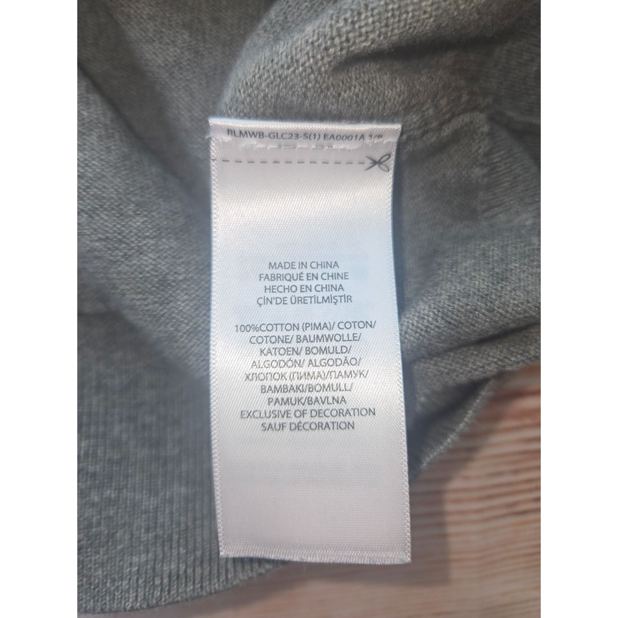 Polo Ralph Lauren Polo Ralph Lauren Mens XL Pima Cotton V-Neck Sweater Gray Co Size US XL / EU 56 / 4 - 3 Thumbnail