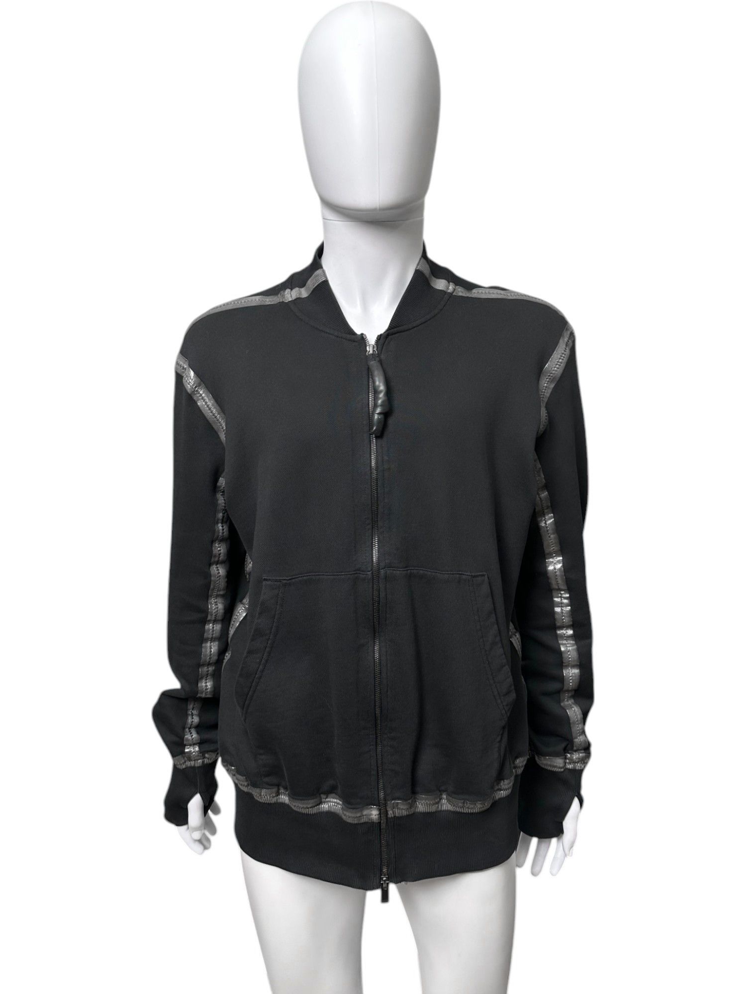 Isaac Sellam Experience Taped Seam Double Zip Sweater Size US XL / EU 56 / 4 - 1 Thumbnail