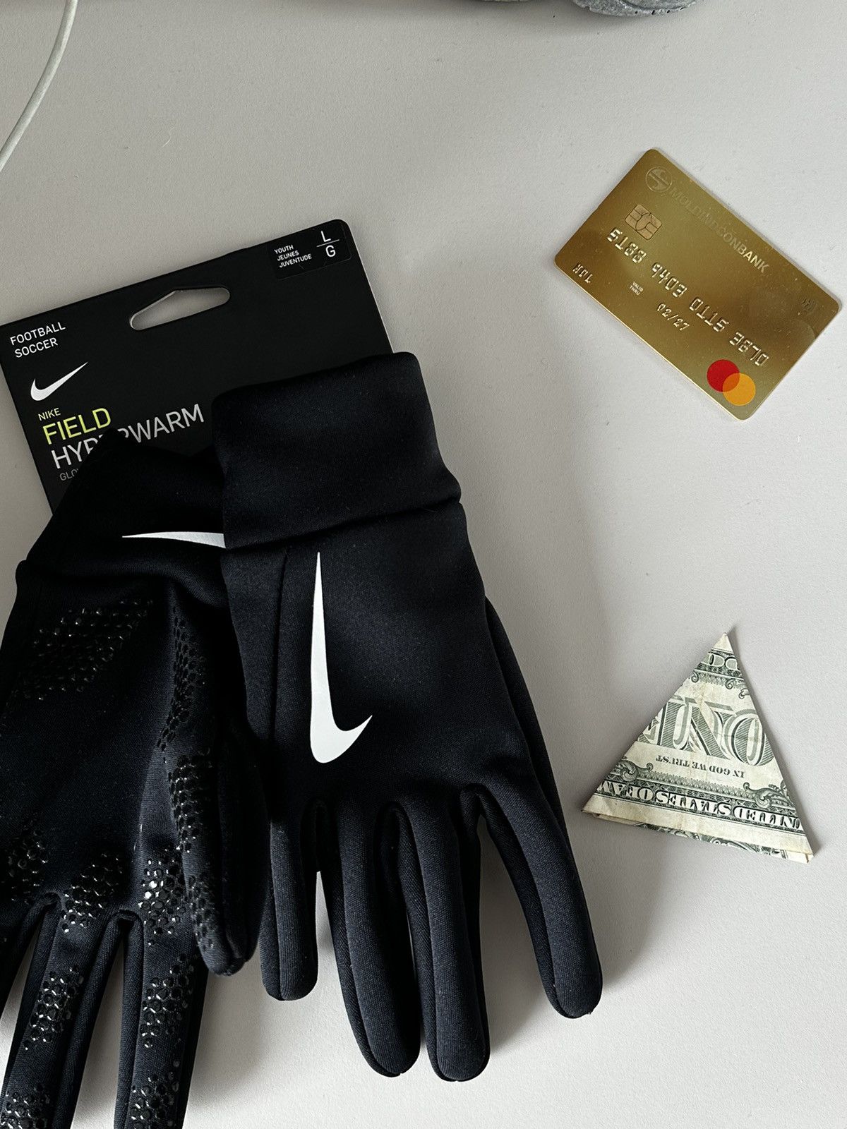 mens nike hyperwarm gloves