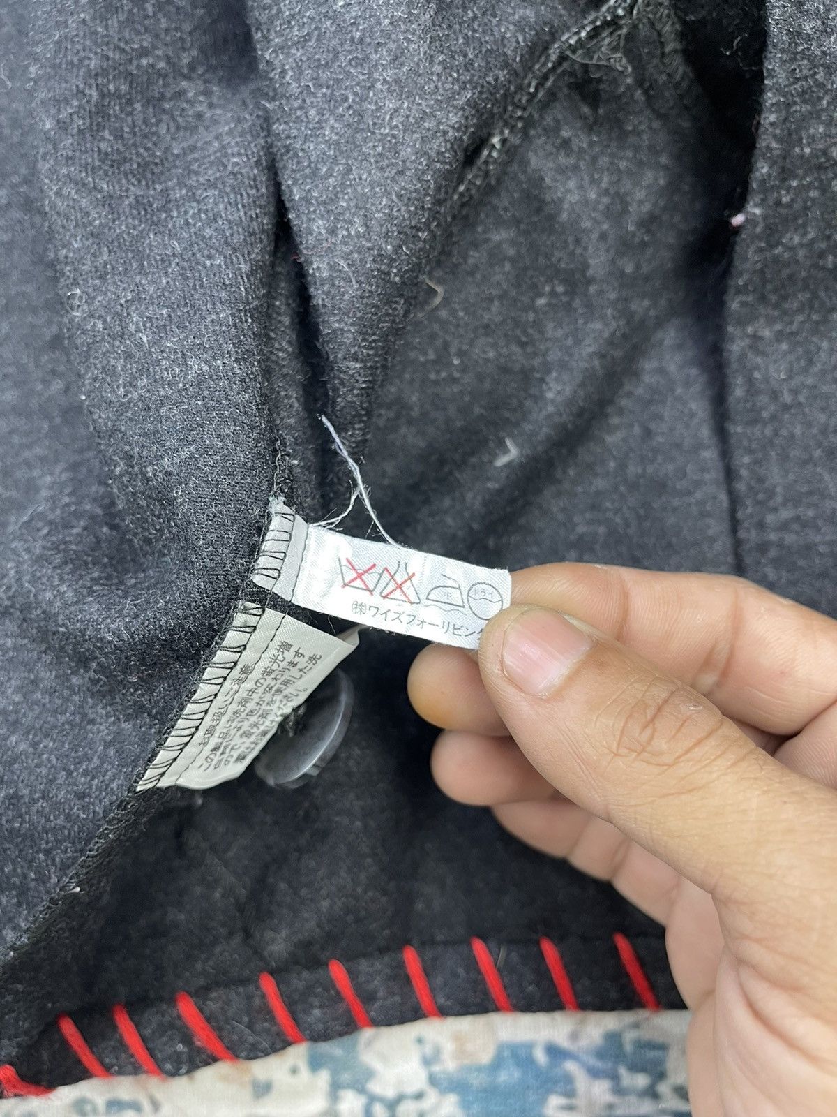 Y's Yohji Yamamoto Y’s For Living Red Trim Sweater Cardigans Size L / US 10 / IT 46 - 14 Thumbnail