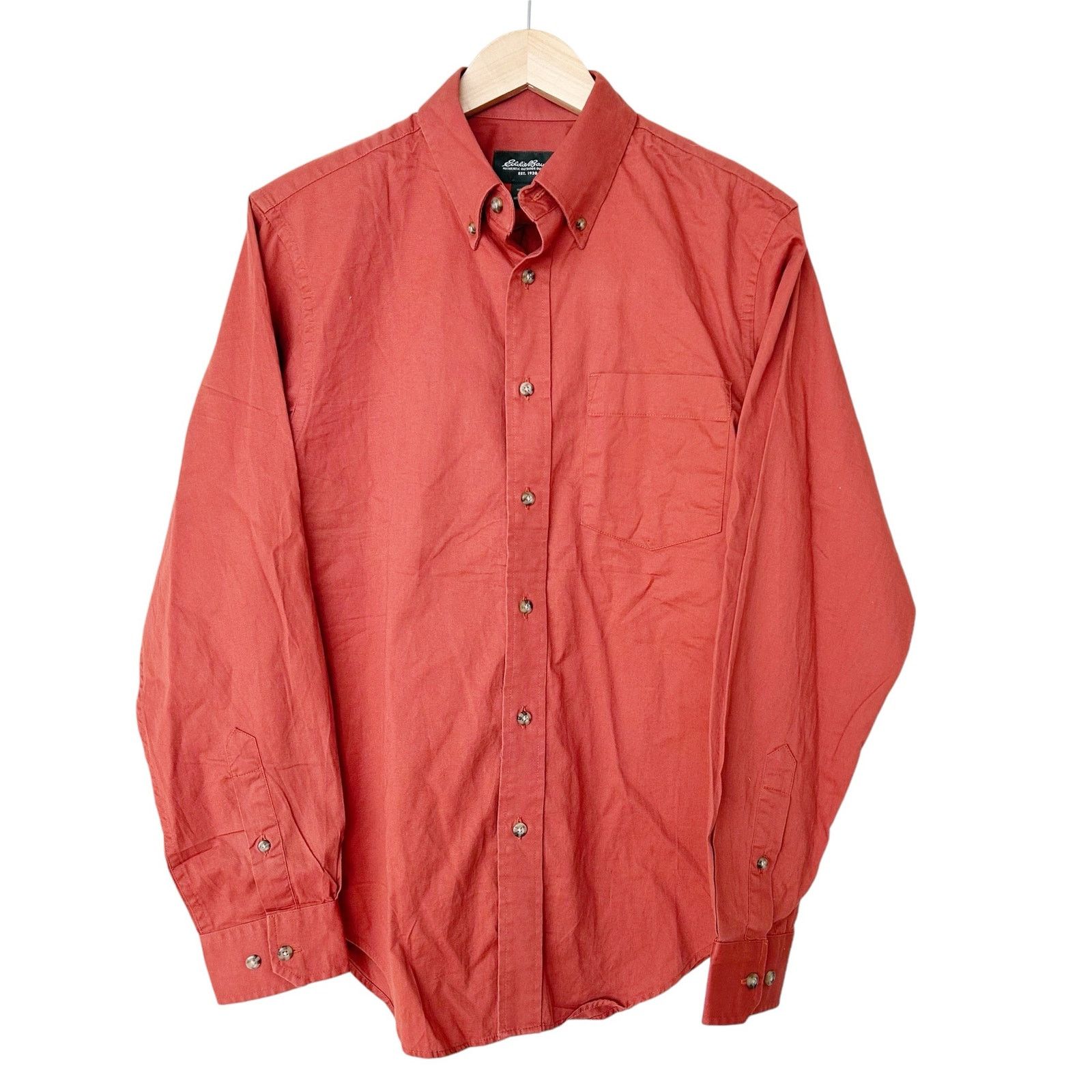 Eddie Bauer Eddie Bauer Orange Long Sleeve Button Down Sz S Size US S / EU 44-46 / 1 - 2 Thumbnail