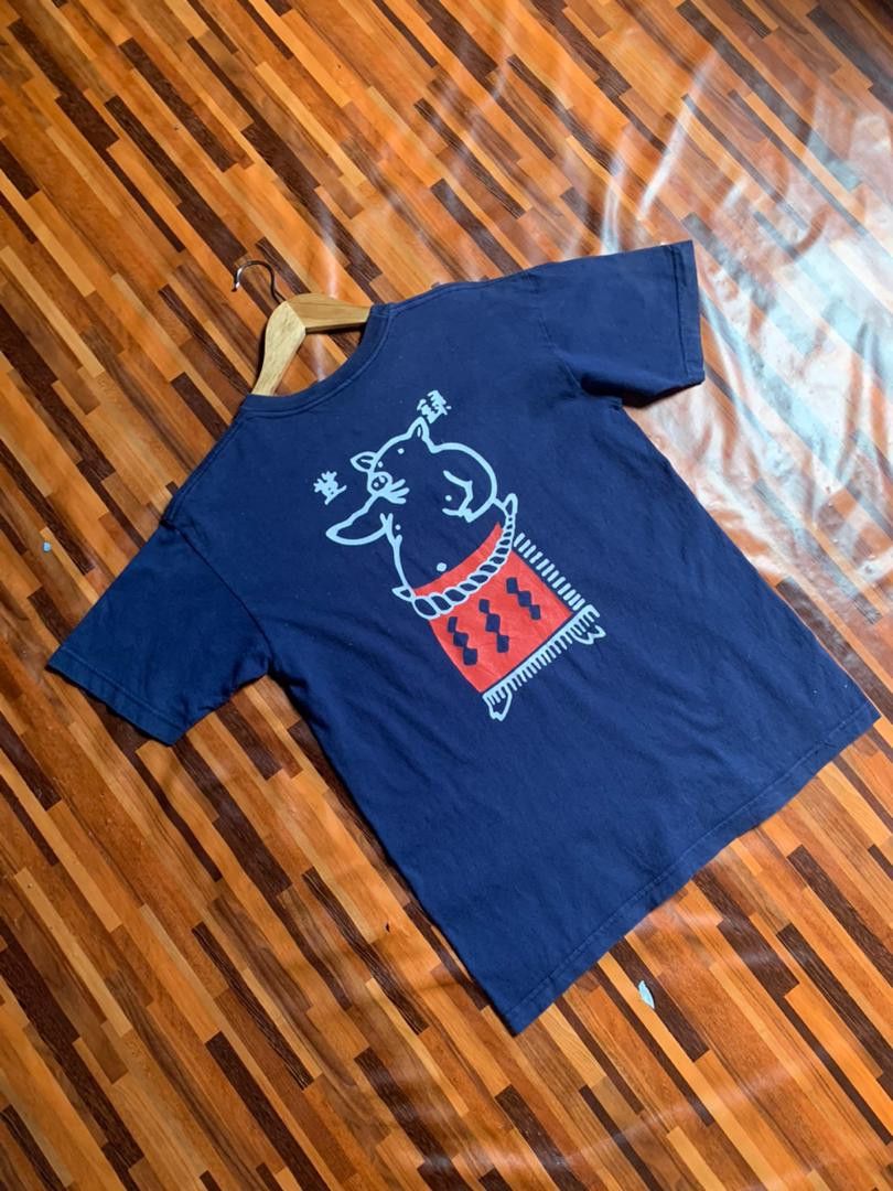 Vintage E34 USA MADE YABATON PIG FL Robinson T-shirts Size US L / EU 52-54 / 3 - 11 Thumbnail