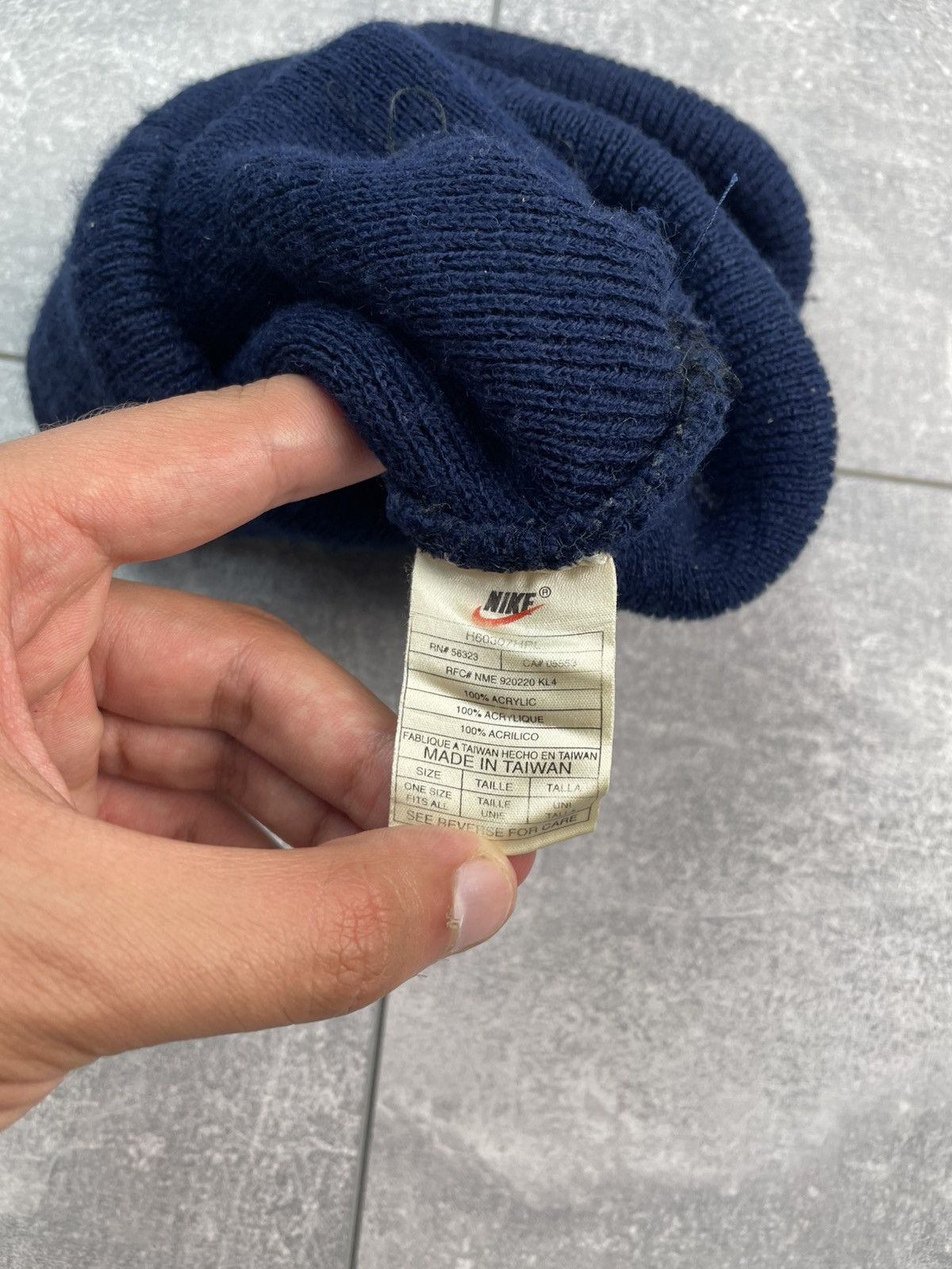 Nike × Vintage Nike Vintage Beanie Hat Size ONE SIZE - 4 Thumbnail