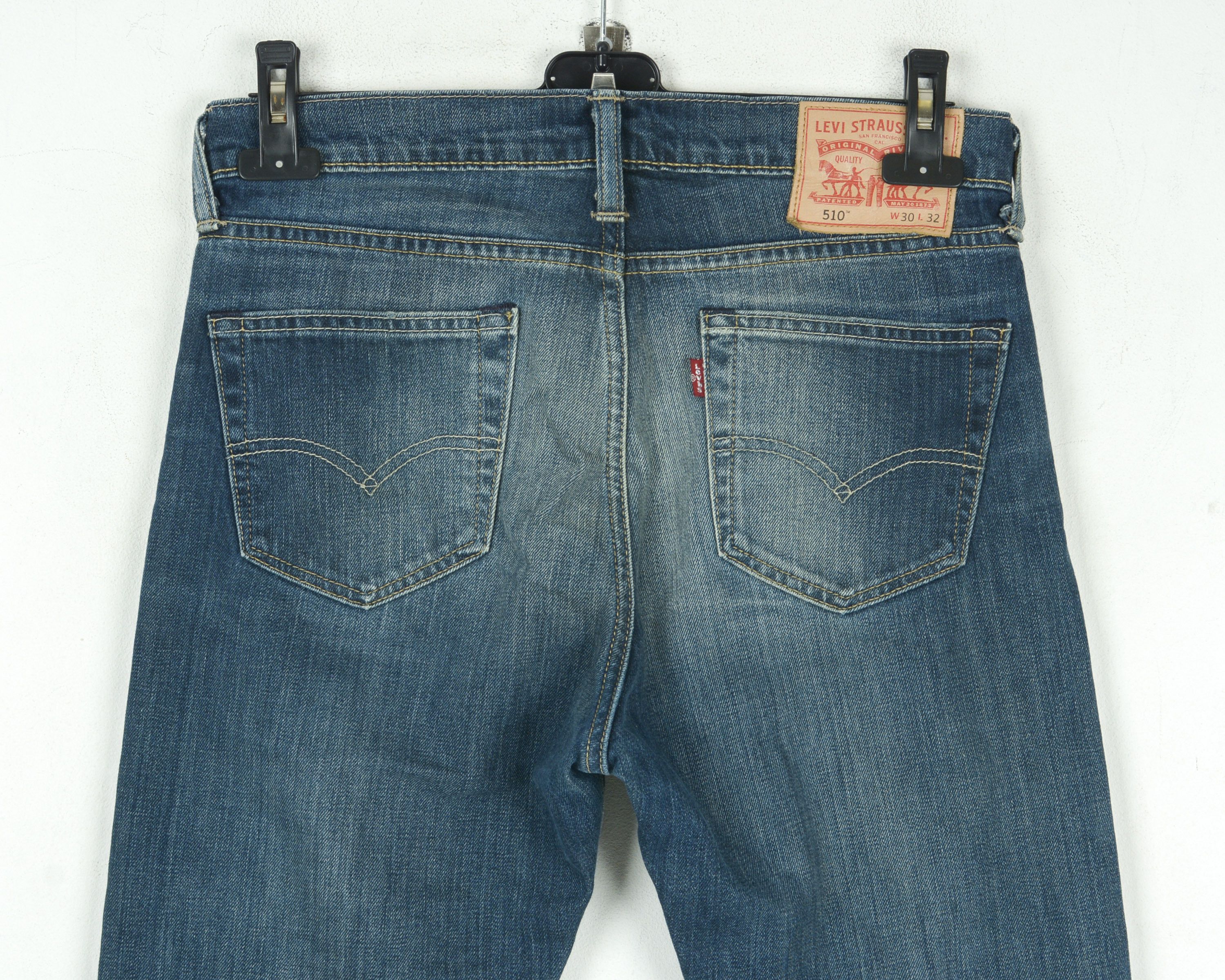 Levi's 510 W30 L32 Slim Fit Skinny Leg Jeans Denim Pants Trousers Size US 30 / EU 46 - 4 Thumbnail