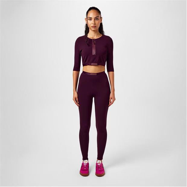 Lanvin o1g2r1mq1024 Leggings in Burgundy Size 29" - 6 Thumbnail