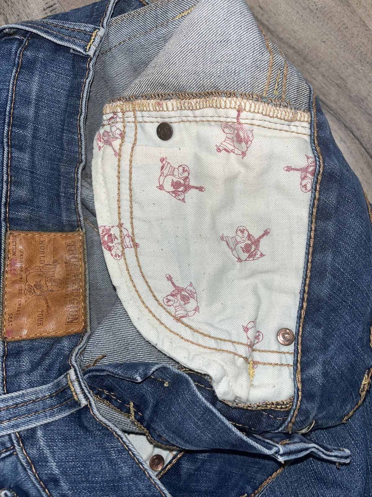 True Religion × Vintage VINTAGE Y2K TRUE RELIGION JEANS!!! Size 29" - 11 Thumbnail