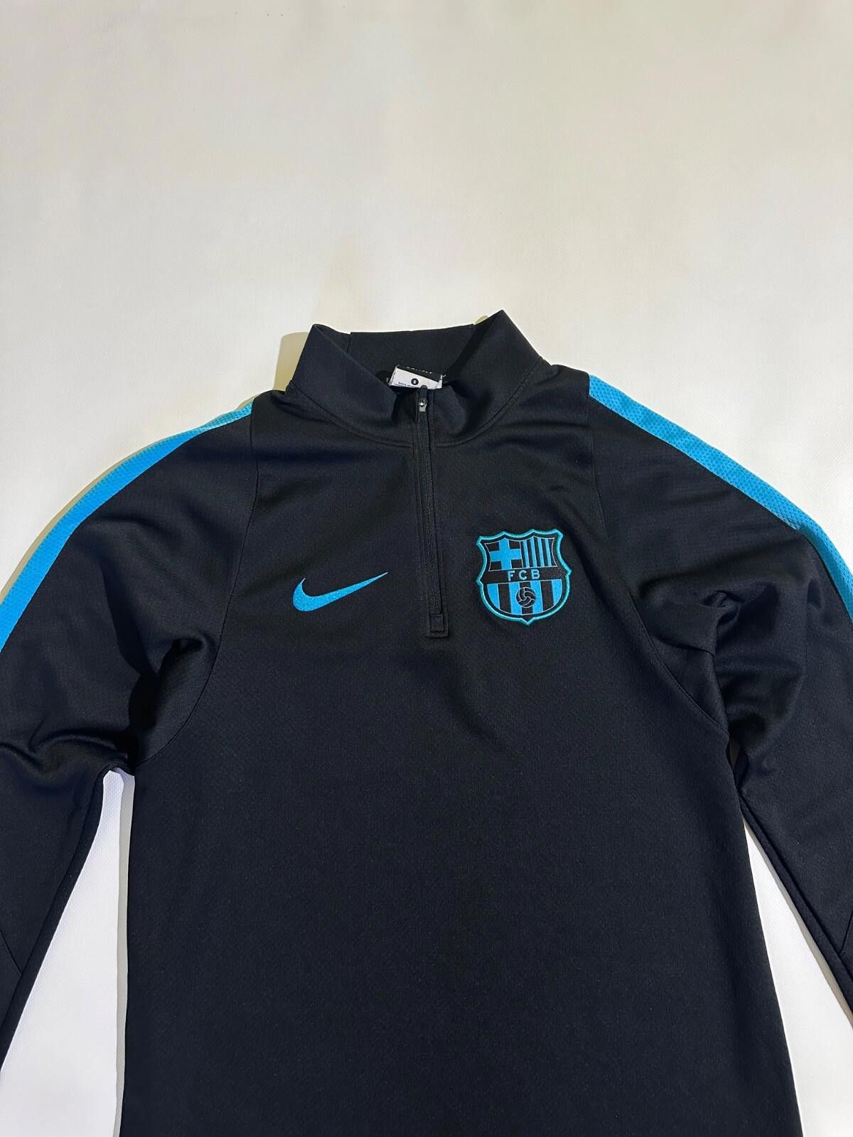 Nike 2015-16 Barcelona Nike 1/4 Zip Football Soccer Drill Top S Size US S / EU 44-46 / 1 - 2 Thumbnail