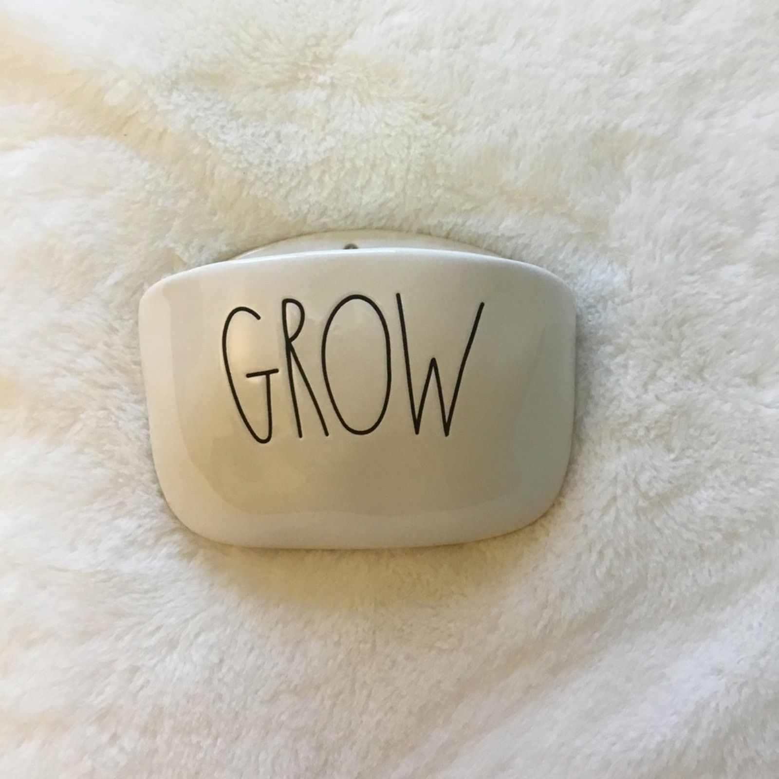 Other Rae Dunn White "GROW" Hanging Wall Planter Size ONE SIZE - 1 Thumbnail