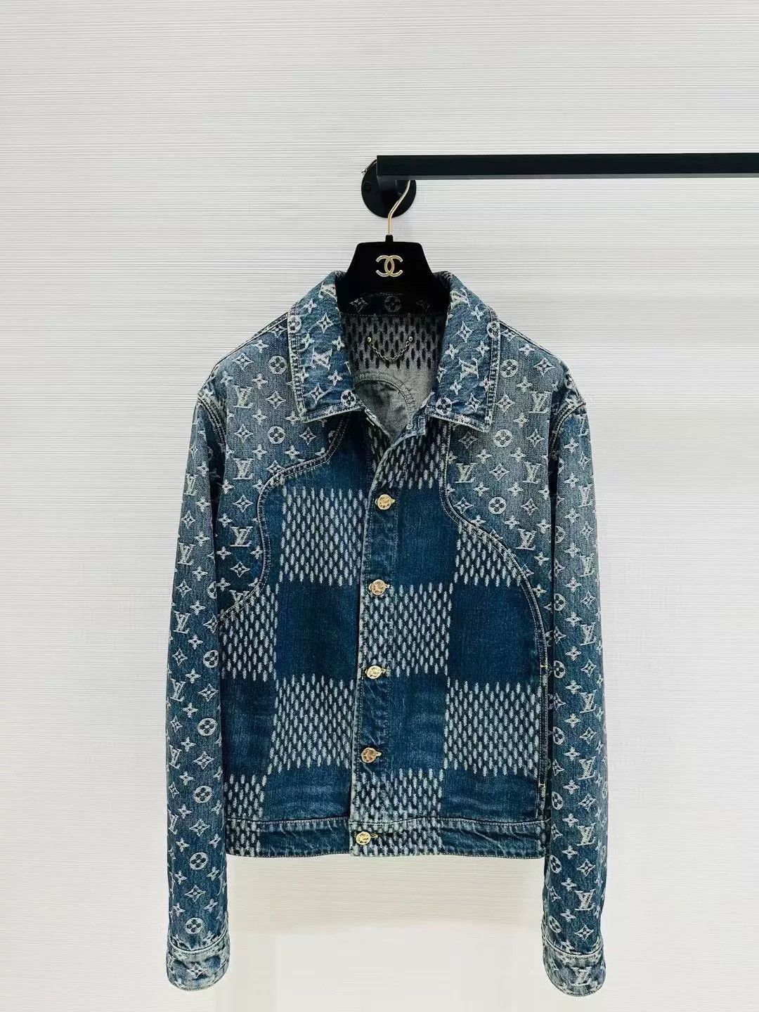 Louis Vuitton Louis Vuitton x Nigo Damier Giant Denim Jacket Size US M / EU 48-50 / 2 - 1 Thumbnail