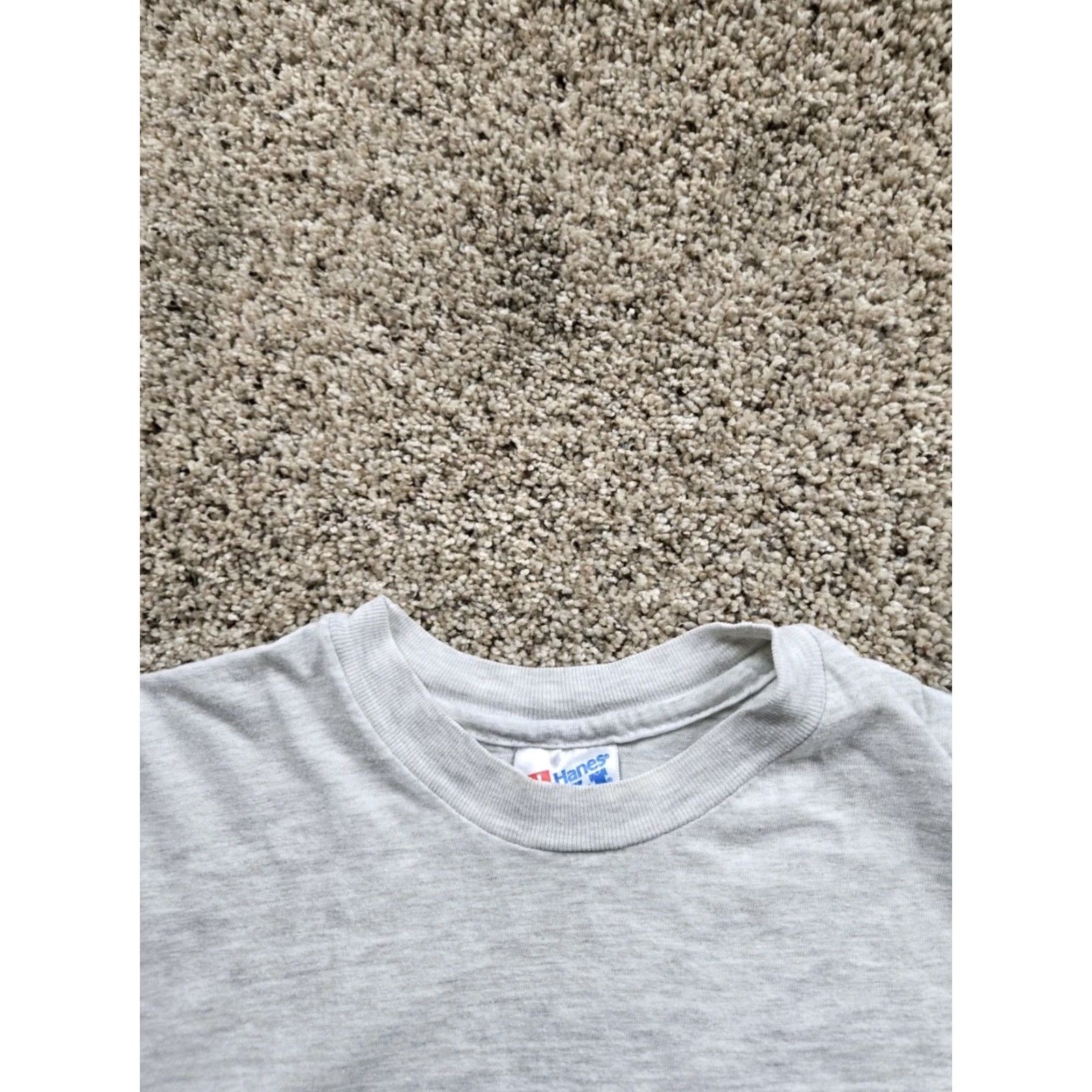 The North Face VINTAGE The North Face T Shirt Mens Large 90s Logo Crew Neck Cotton Gray Short Sleeve Hanes Tag Half Dome Single Stitch Size US L / EU 52-54 / 3 - 4 Thumbnail