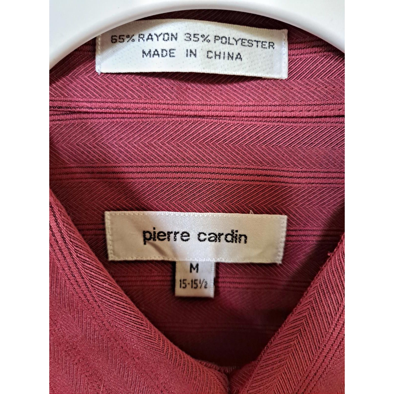 Pierre Cardin Pierre Cardin Button Up Red Striped Shirt Size Medium 15 - 1 Size US M / EU 48-50 / 2 - 3 Thumbnail