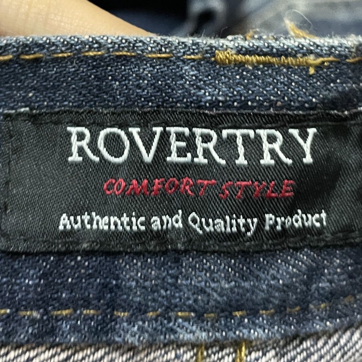 Japanese Brand × Vintage Rare Vintage Japanese Brand Rovertry Sukajan Jeans 1990s Size US 37 - 9 Thumbnail