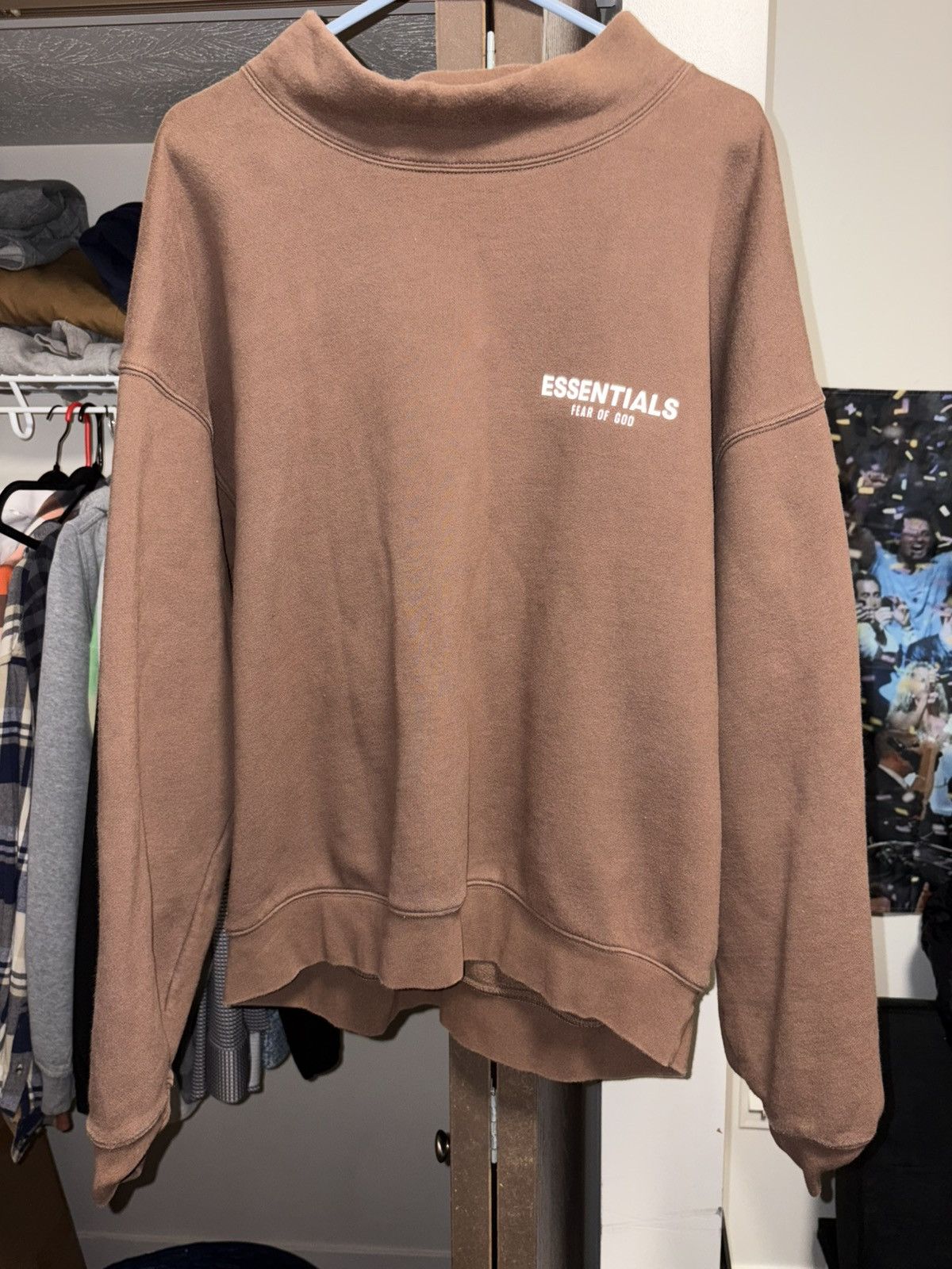 Fear of God Fear of God Essentials Pullover Mockneck ‘Harvest’ Size US L / EU 52-54 / 3 - 2 Thumbnail