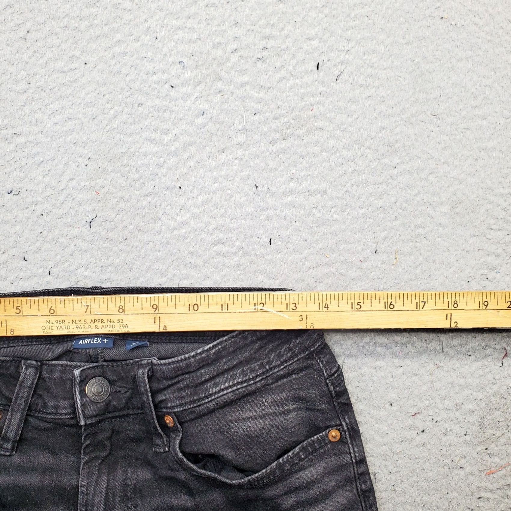 American Eagle Outfitters American Eagle Outfitters Jeans Womens 29x34 Black Denim Athletic Straight Leg Size 24" / US 00 / IT 34 - 6 Thumbnail