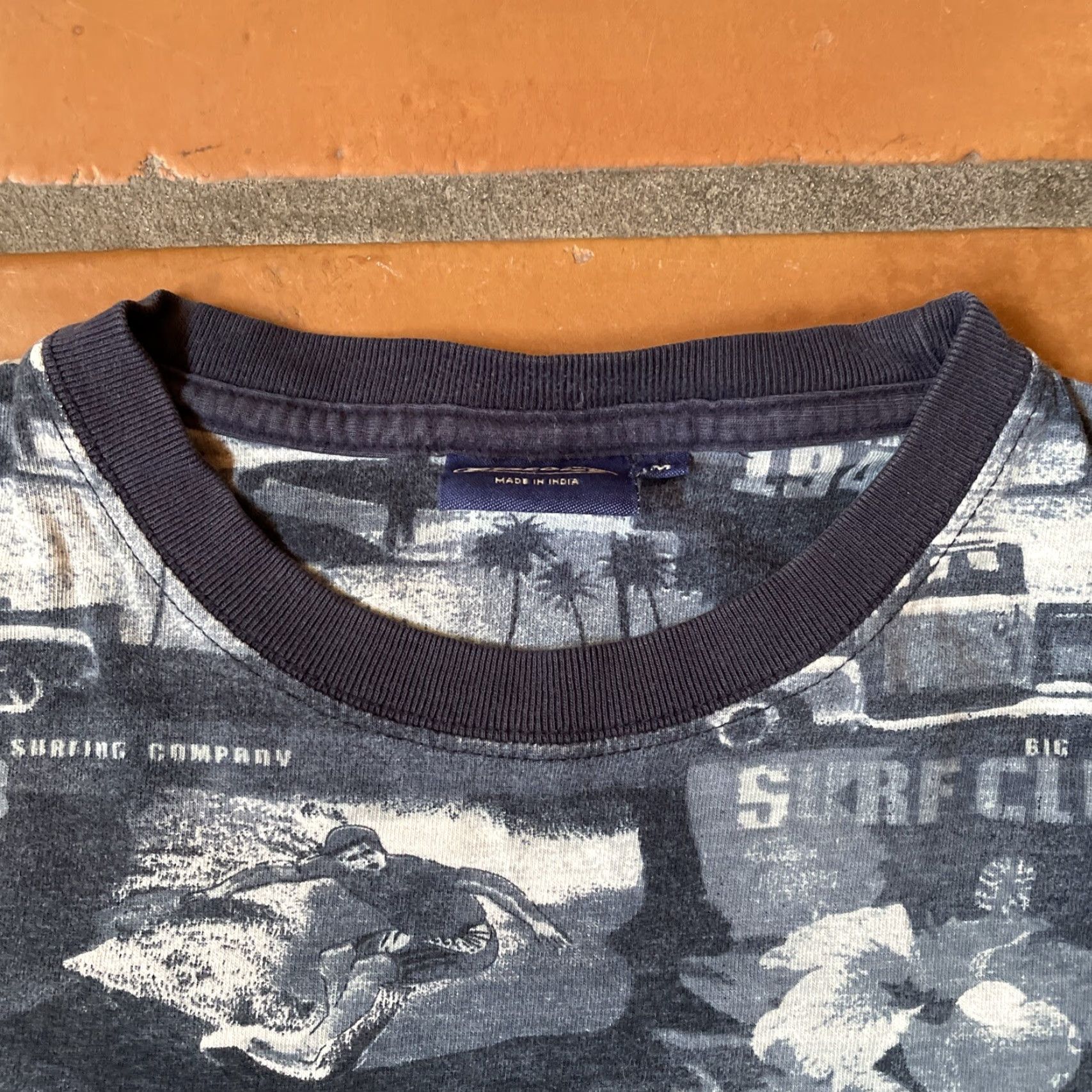 Sideout VINTAGE Side Out Shirt Mens Medium Blue Graphic Print 1942 Surf Club Logo 90s Hipster USA Sports Size US M / EU 48-50 / 2 - 3 Thumbnail