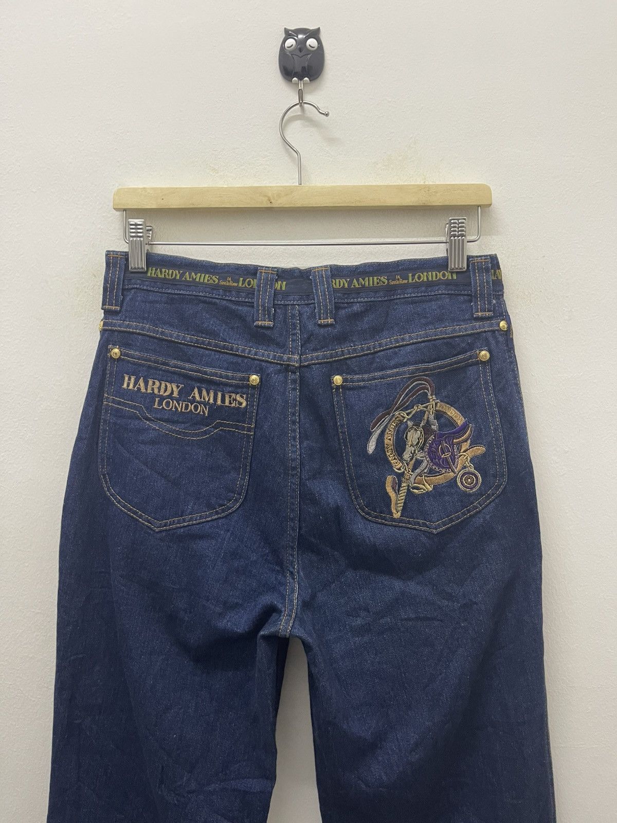 Hardy Amies Rare Vintage HARDY AMIES Embroidered Jeans Size US 28 / EU 44 - 2 Thumbnail