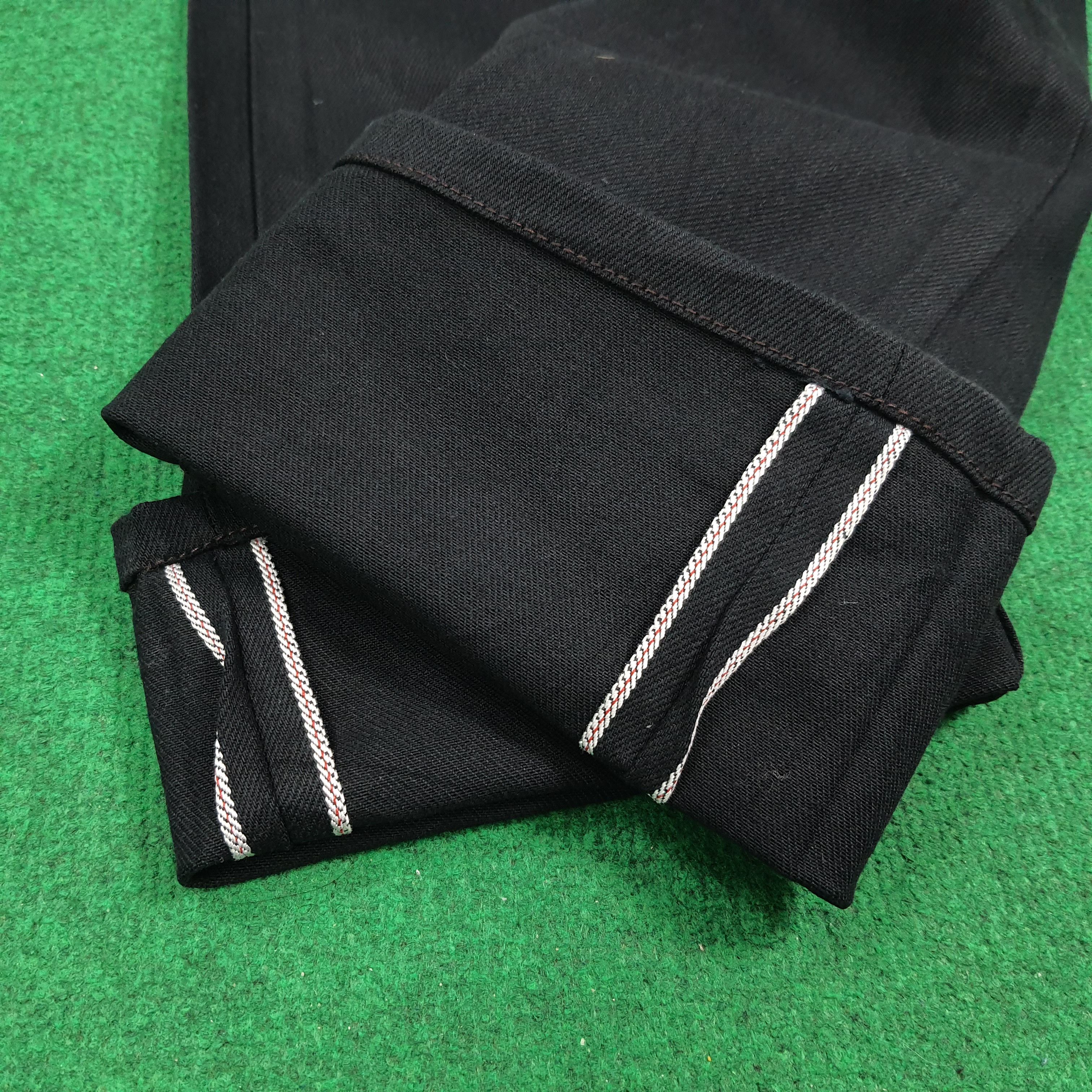 Japanese Brand Vintage Abordage Skull Rude Style Selvedge Pants C280N6 Size US 31 - 8 Thumbnail