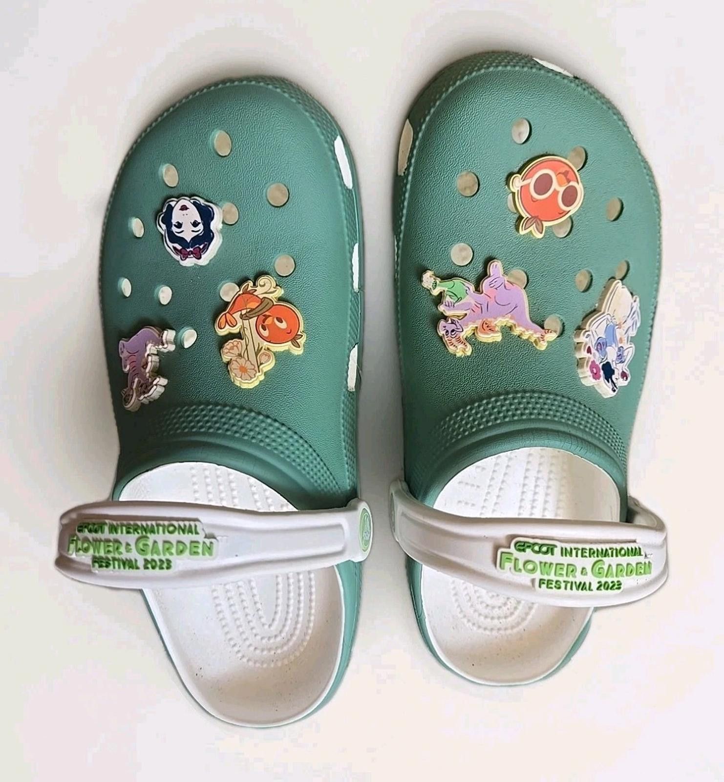 Crocs Disney Parks Epcot 2023 Flower Garden Festival Crocs W9/M7 Size US 9 / IT 39 - 3 Thumbnail
