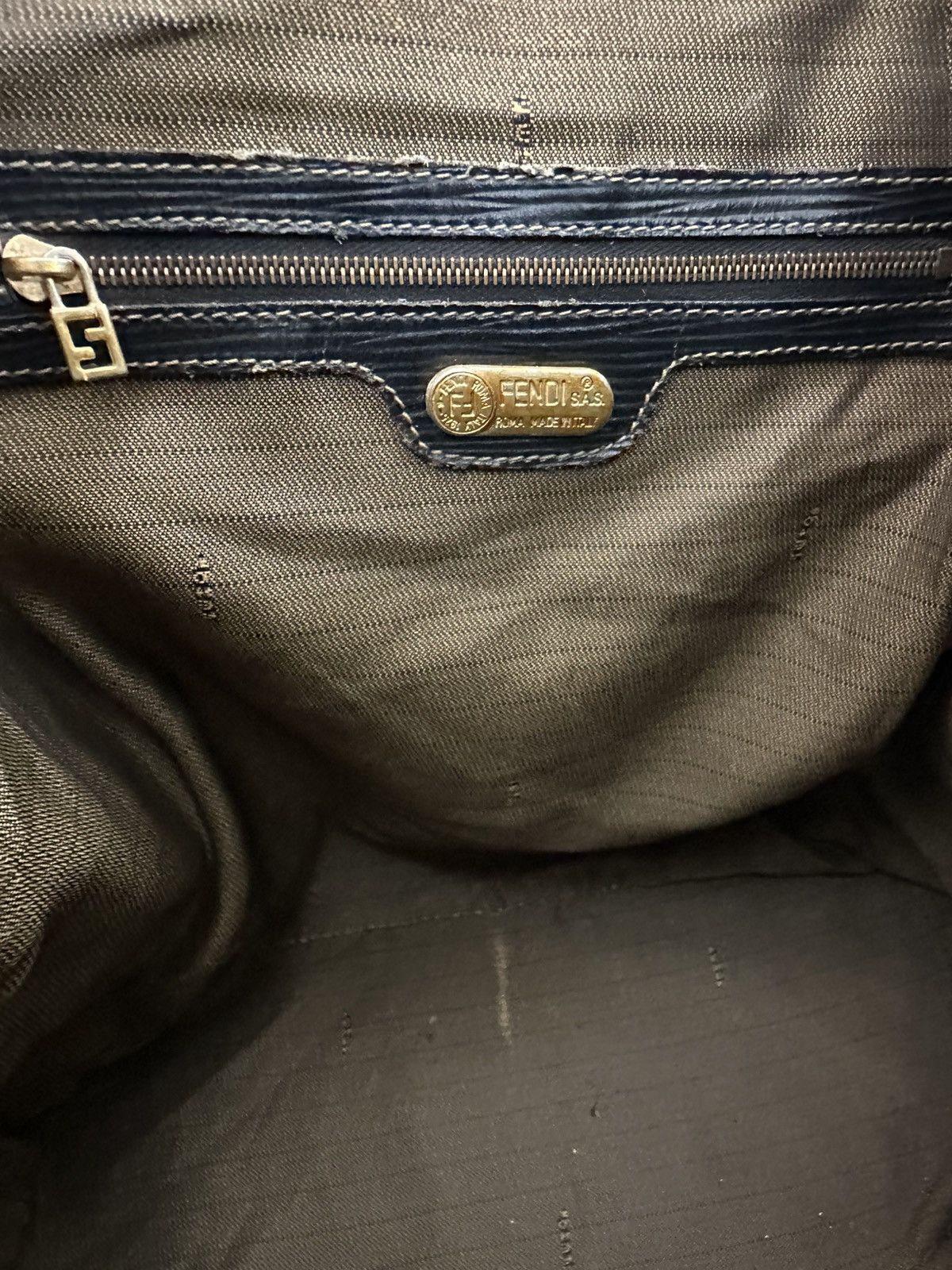 Fendi FENDI Brown Zucca Canvas Backpack Size ONE SIZE - 8 Thumbnail