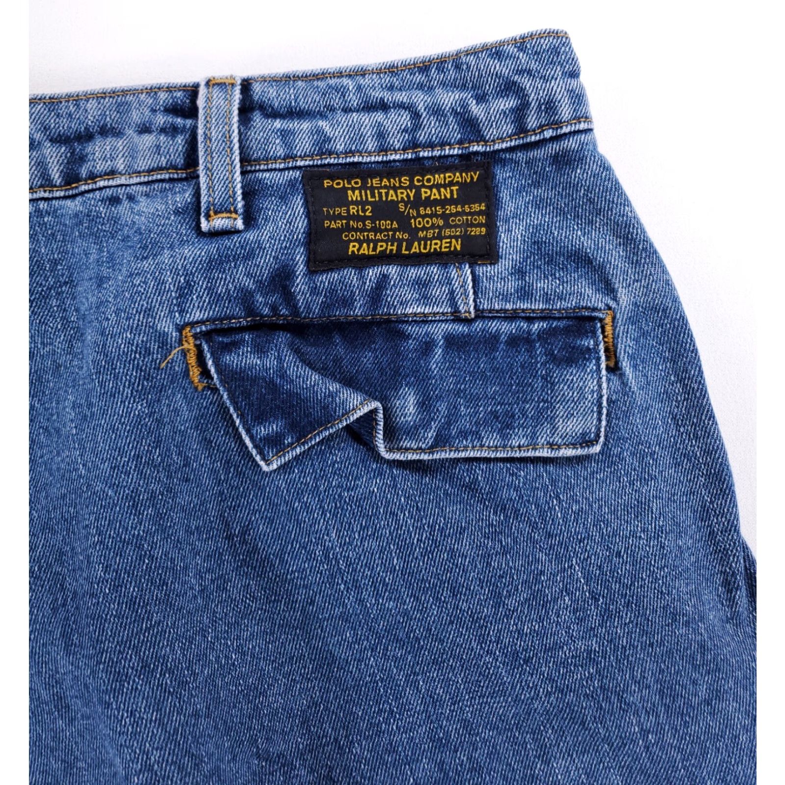 Vintage **Polo Jeans Co Military Cargo Pants Ralph Lauren Mens 40x32** User: **Ralph Lauren Military Cargo Pants Polo Jeans Co Mens 40x32** Size US L / EU 52-54 / 3 - 6 Thumbnail