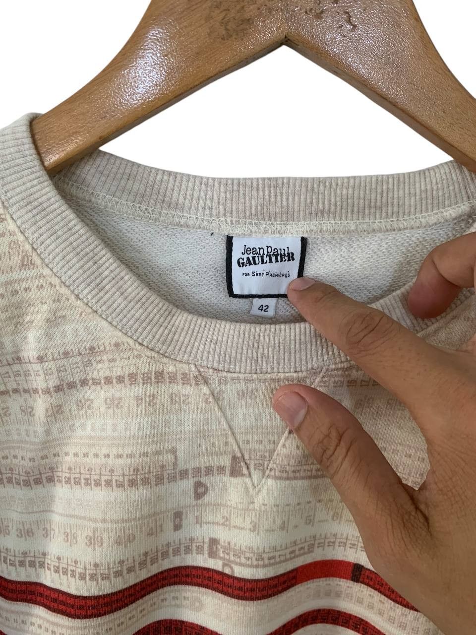 Jean Paul Gaultier Vintage Jean Paul Gaultier Sweatshirt Stripe Size S / US 4 / IT 40 - 2 Thumbnail