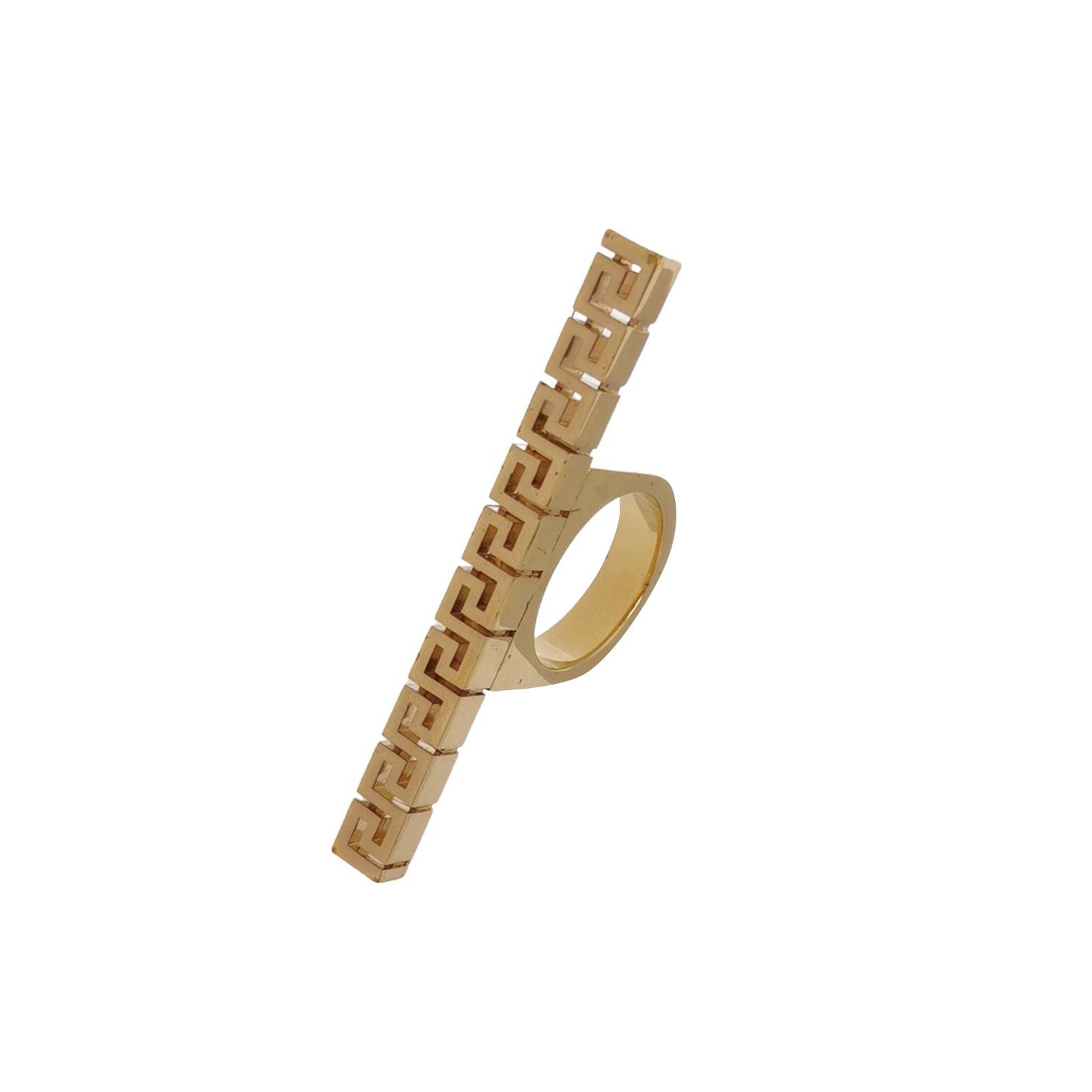 Versace Versace Greek Key Ring Size 13 -z2505 Size ONE SIZE - 1 Thumbnail