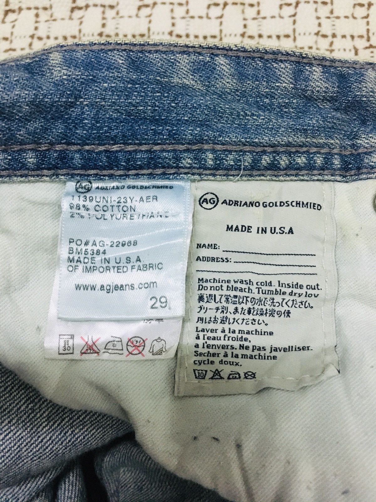AG Adriano Goldschmied AG Adriano Goldschmied Jeans (17) Size US 30 / EU 46 - 14 Thumbnail