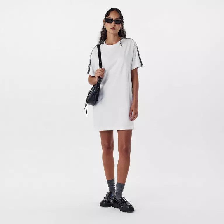 Off-White o1y1225 Crewneck T-Shirt in White Size L / US 10 / IT 46 - 6 Thumbnail