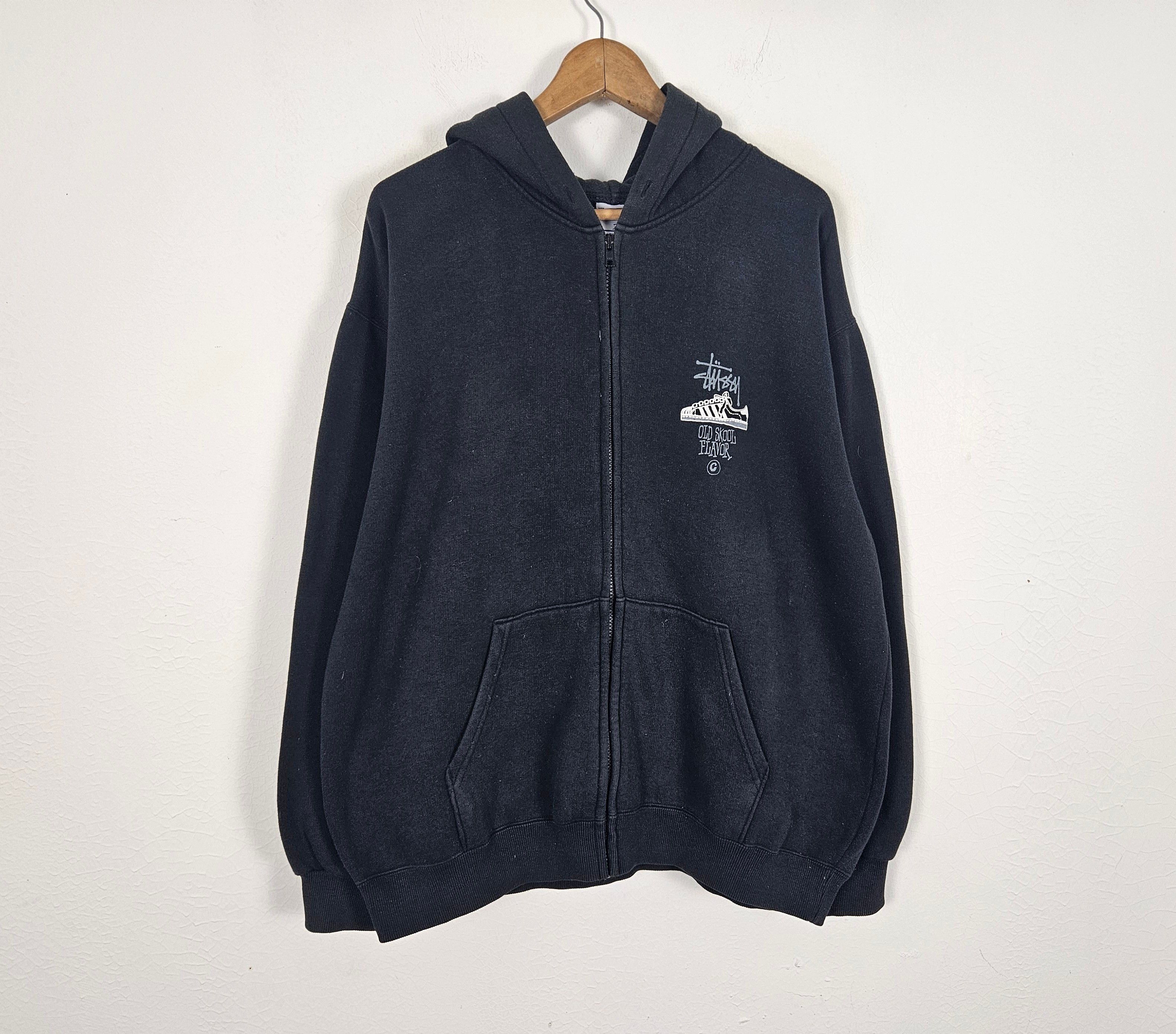 Stussy Vintage Stussy Old Skool Flavor Hoodie Sweater 90s Size US L / EU 52-54 / 3 - 3 Thumbnail