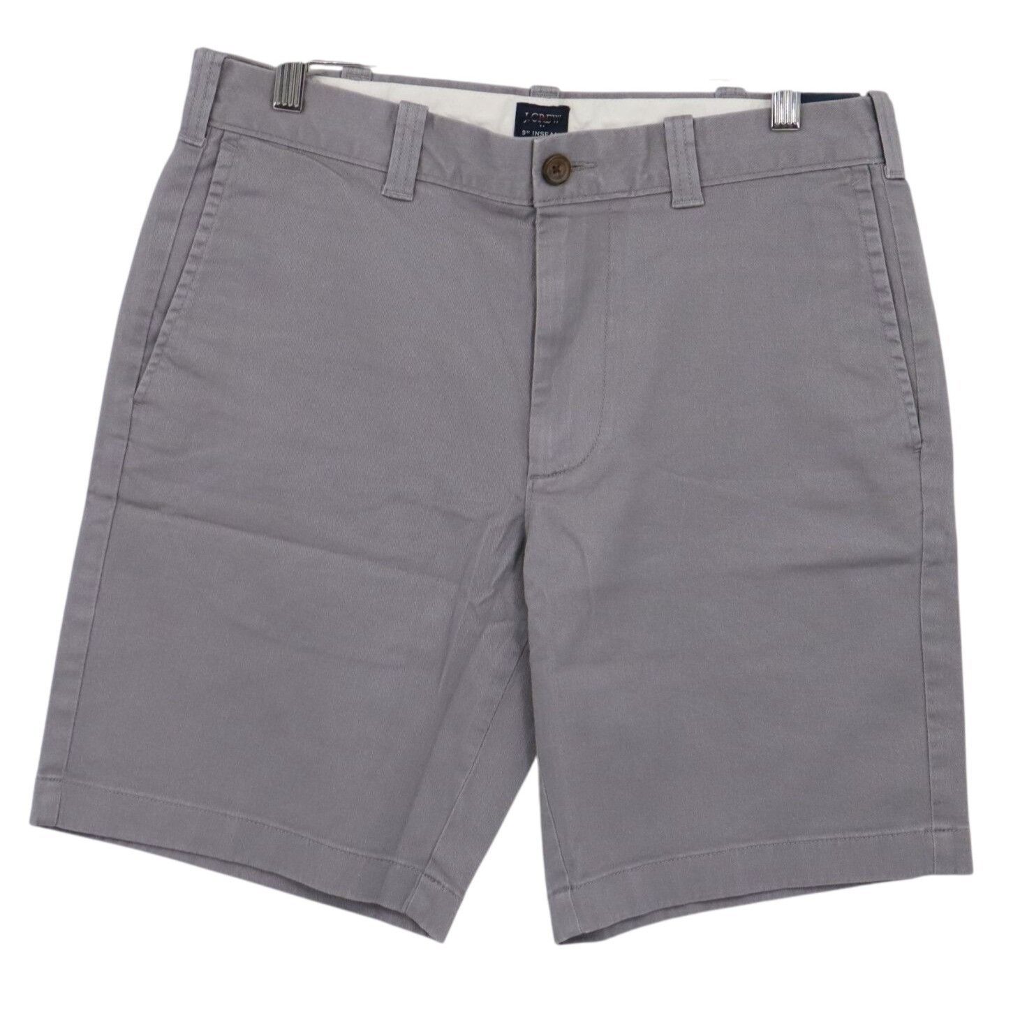 J.Crew J. Crew 9" Flex Chino Shorts Mens 31 Gray Preppy Academia Size US 31 - 1 Thumbnail