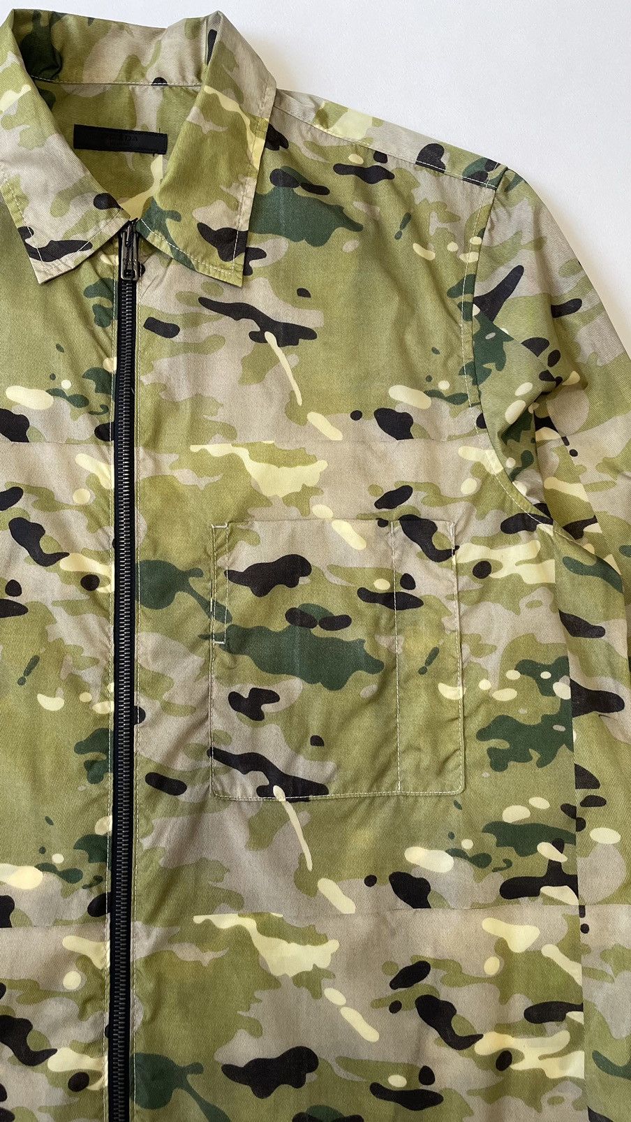 Prada S/S 17 Sample Nylon Camo Zip Jacket Size US M / EU 48-50 / 2 - 6 Thumbnail