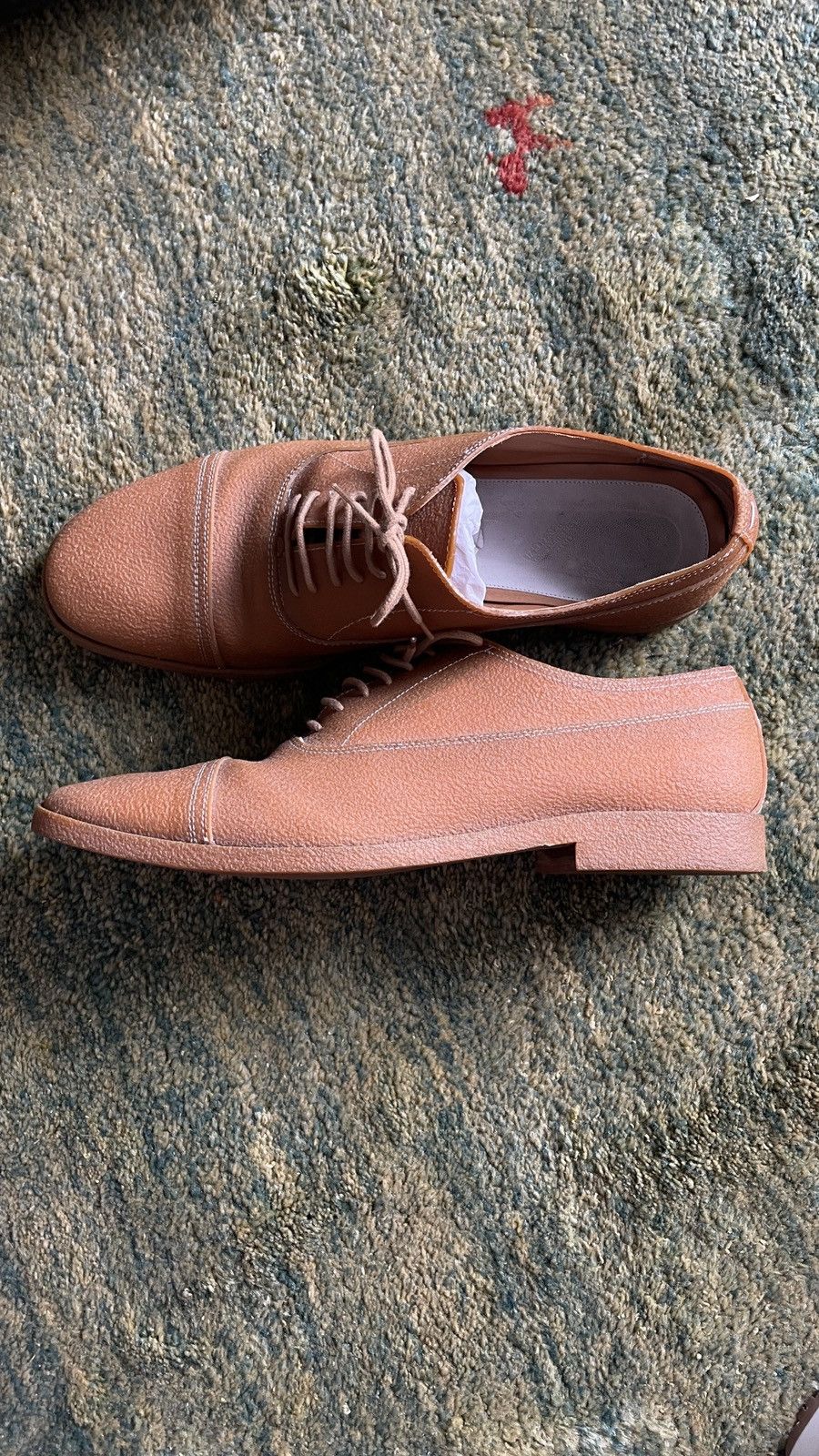 Maison Margiela Rare Margiela derbies in full gum finish. Size US 11 / EU 44 - 3 Thumbnail