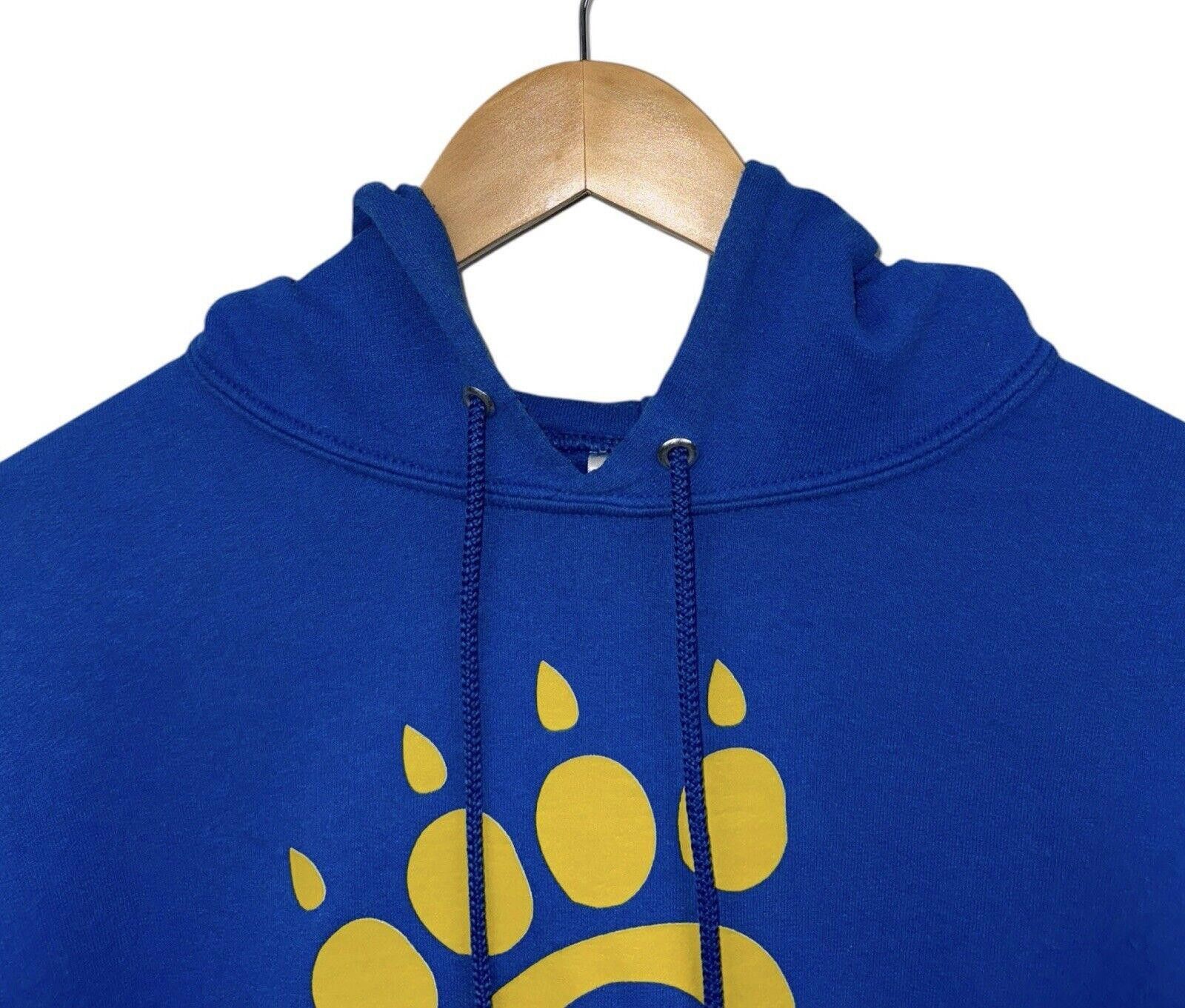 Designer Vintage Cincinnati Bearcats Blue Yellow University Hoodie L Size ONE SIZE - 3 Thumbnail