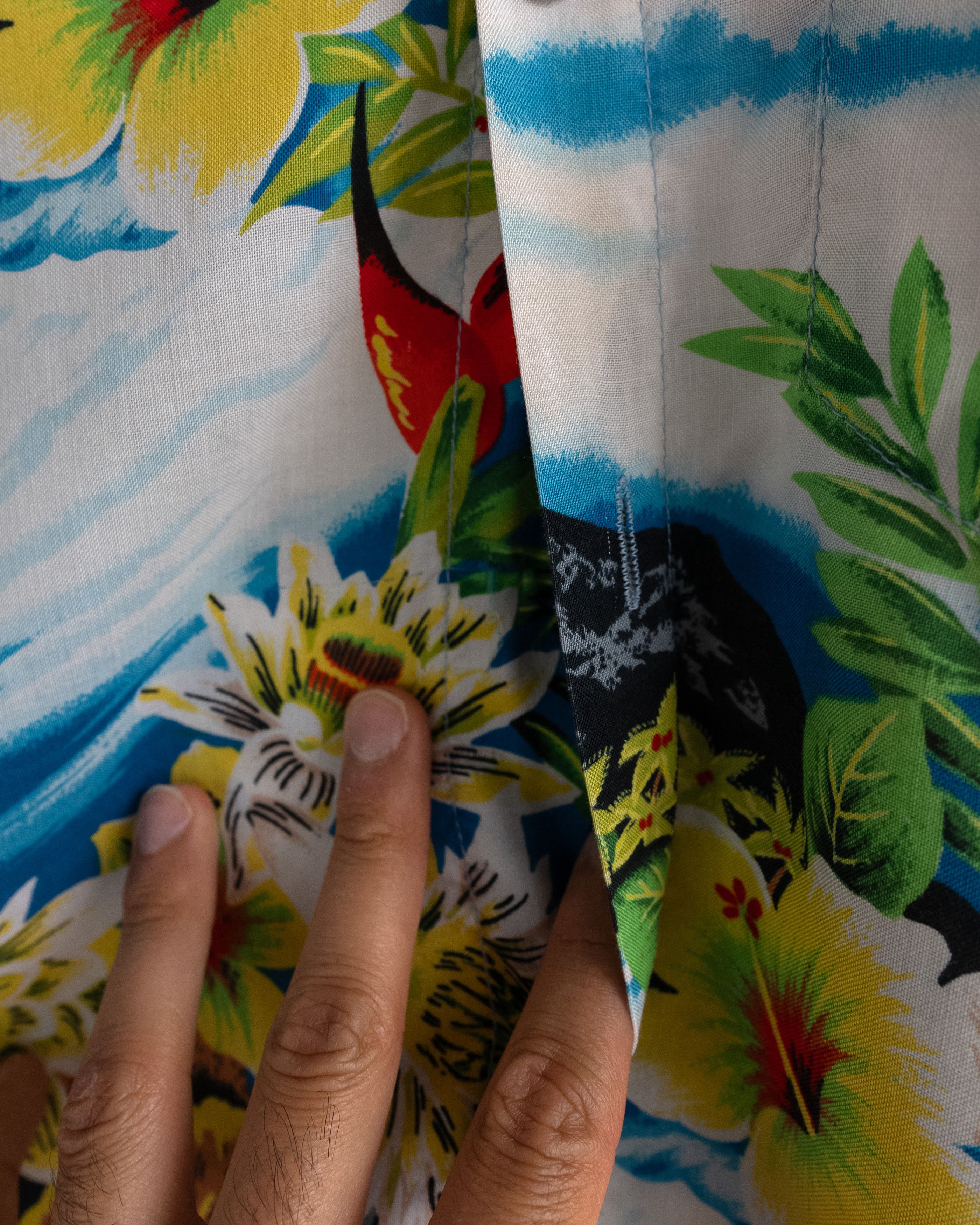 Vintage Vintage 1970s Ocean Pacific Tropical Floral Hawaiian Shirt Size US S / EU 44-46 / 1 - 6 Thumbnail