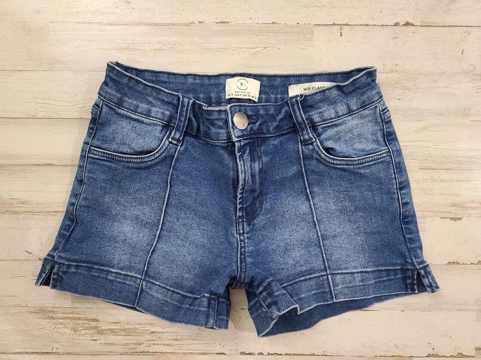 Cotton On Cotton On Jean Shorts 4 mid classic 91 Blue Denim Stretch Size 27" / US 4 / IT 40 - 1 Thumbnail