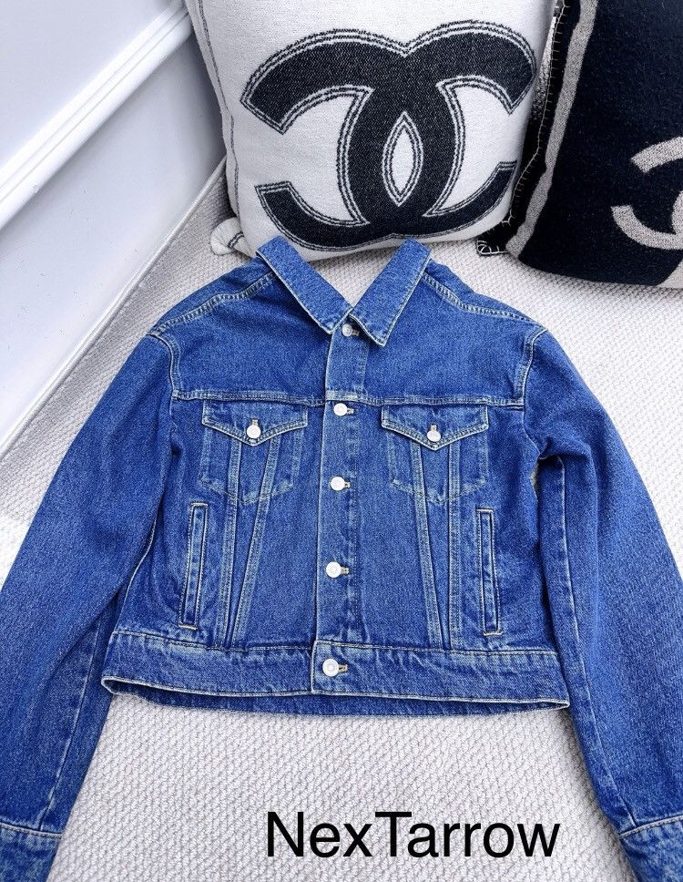 Balenciaga Balenciaga blue deconstructive washed long sleeved denim jac Size US S / EU 44-46 / 1 - 1 Thumbnail