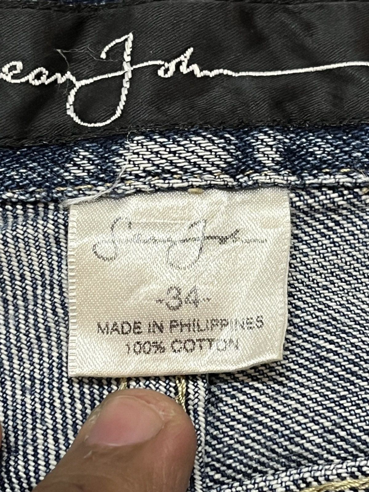 Sean John Vintage Sean John Baggy Faded Distressed Denim Size US 34 / EU 50 - 11 Thumbnail