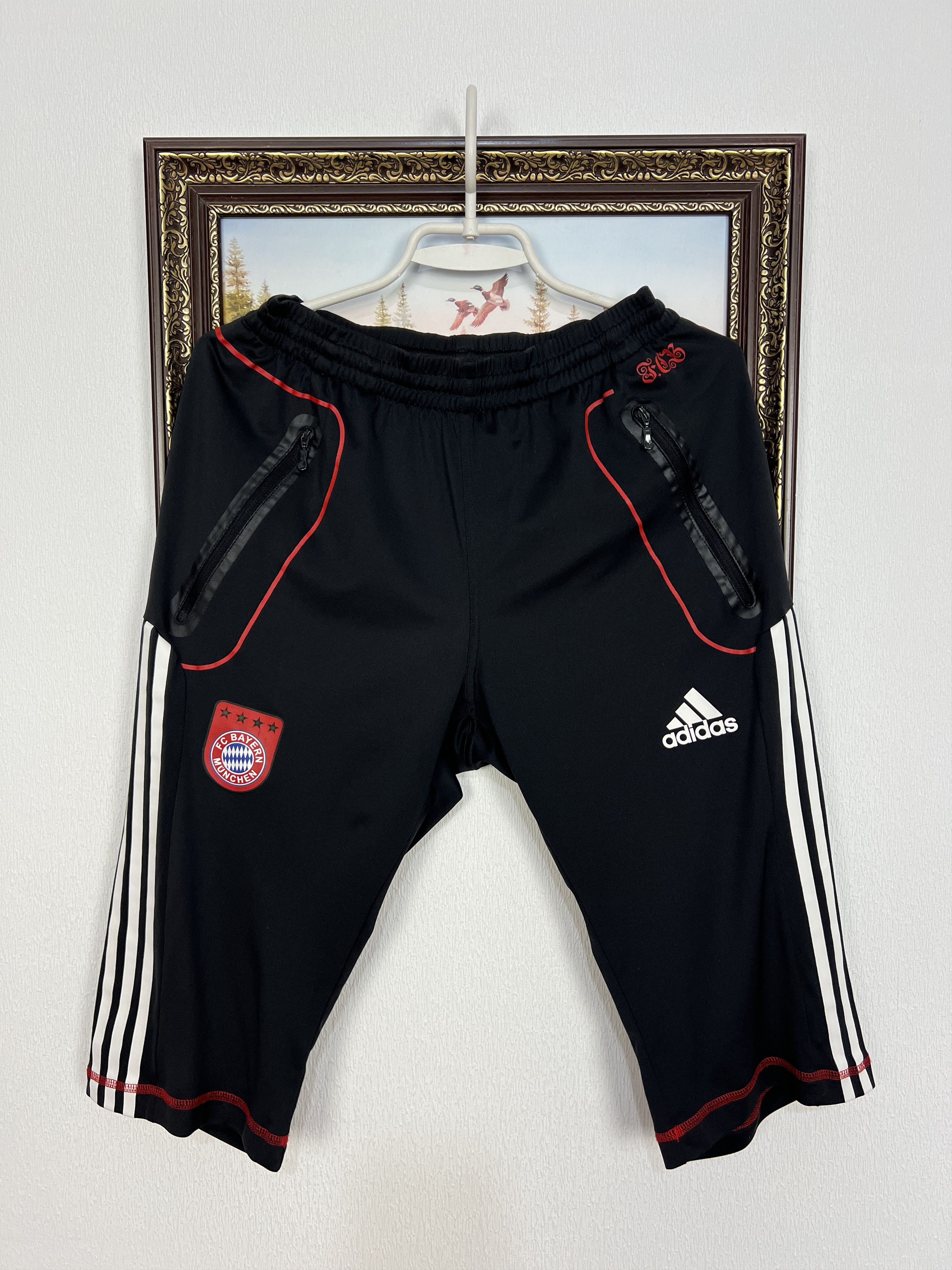 Adidas Bayern Munich Football Long Train Shorts Player Issue Size US 32 / EU 48 - 1 Thumbnail