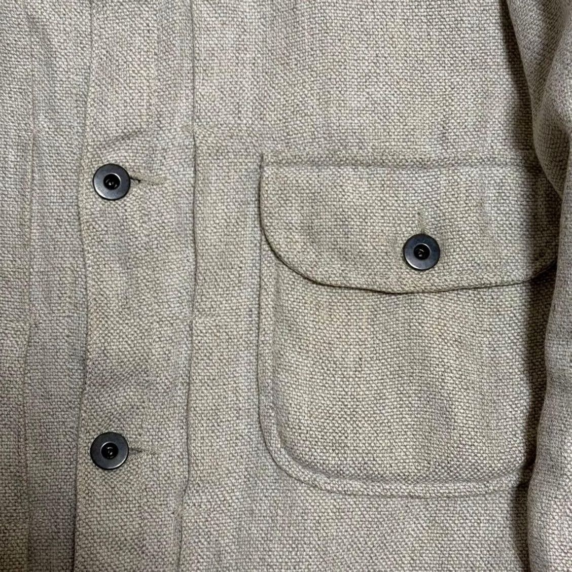 Evan Kinori Evan Kinori Jacket Mens M ecru Early Archive Wool Hemp Rare Size Size US M / EU 48-50 / 2 - 6 Thumbnail