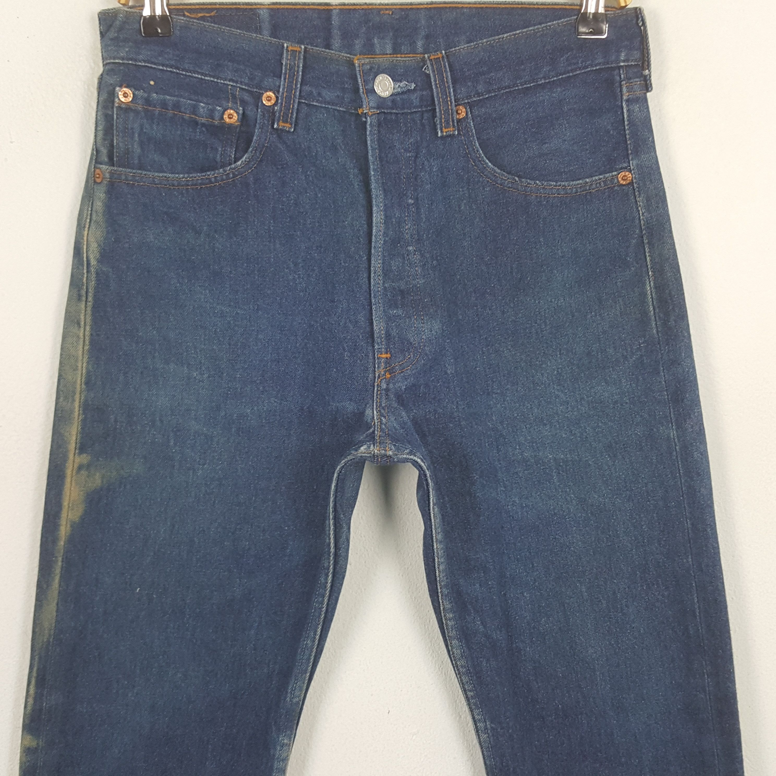 Levi's Vintage 90's Levi's 501 American Fading Denim Jeans RR17 Size US 30 / EU 46 - 2 Thumbnail