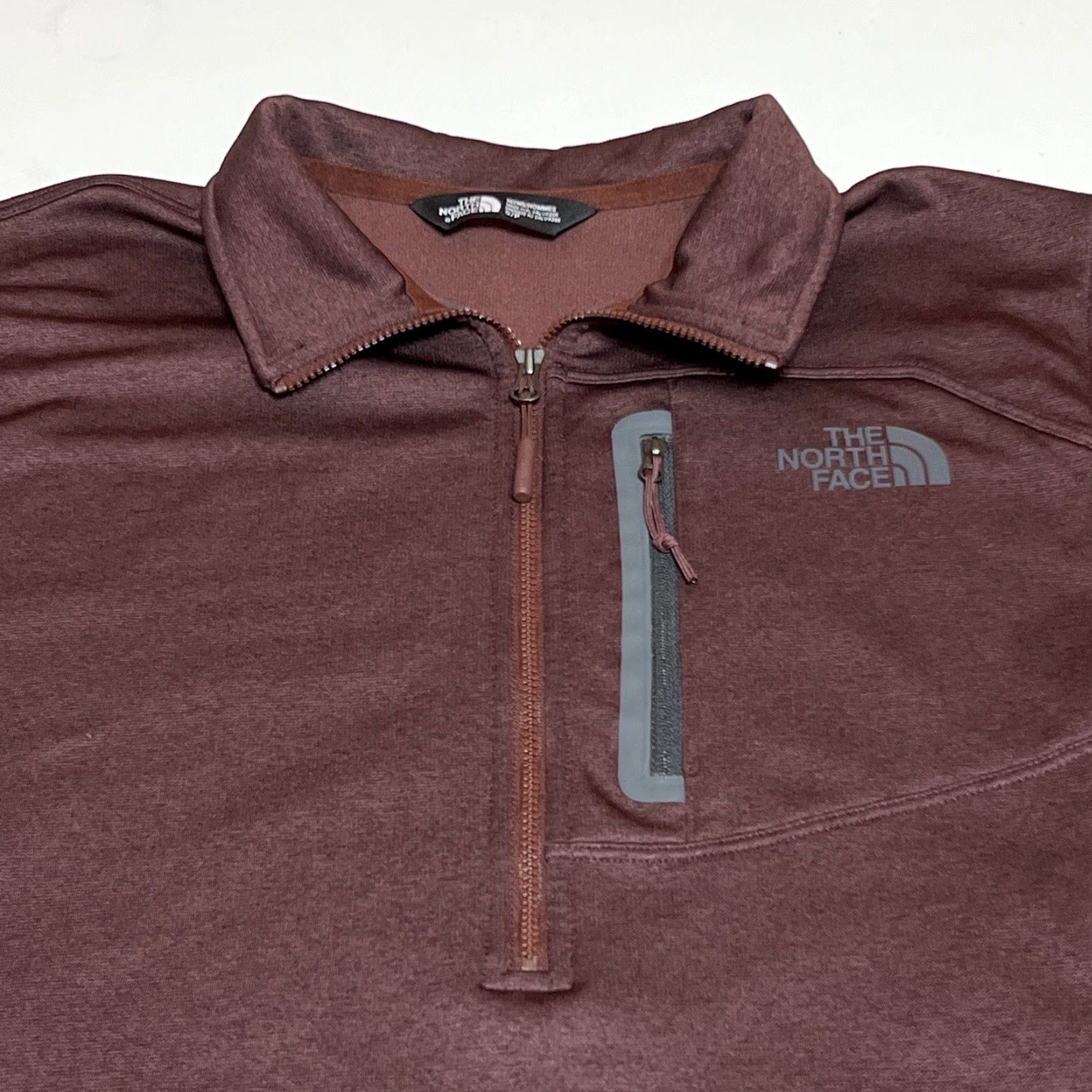 The North Face The North Face Jacket Mens S 1/4 Zip Pullover Mock Neck Logo Red Windbreaker Casual Regular Fit Size US S / EU 44-46 / 1 - 2 Thumbnail
