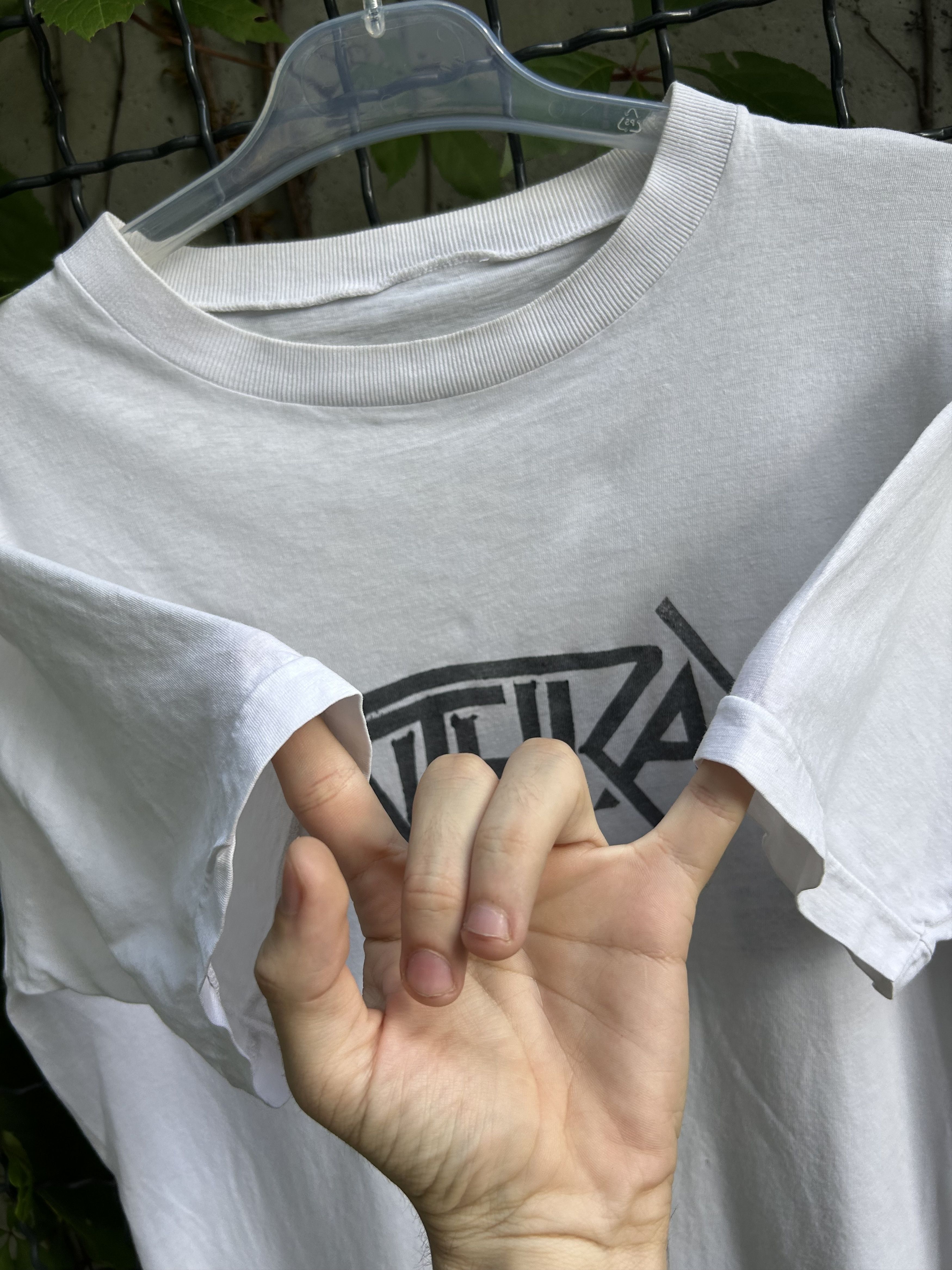 Band Tees Vintage 80s Anthrax NOT Rock Band T-shirt Size US M / EU 48-50 / 2 - 15 Thumbnail