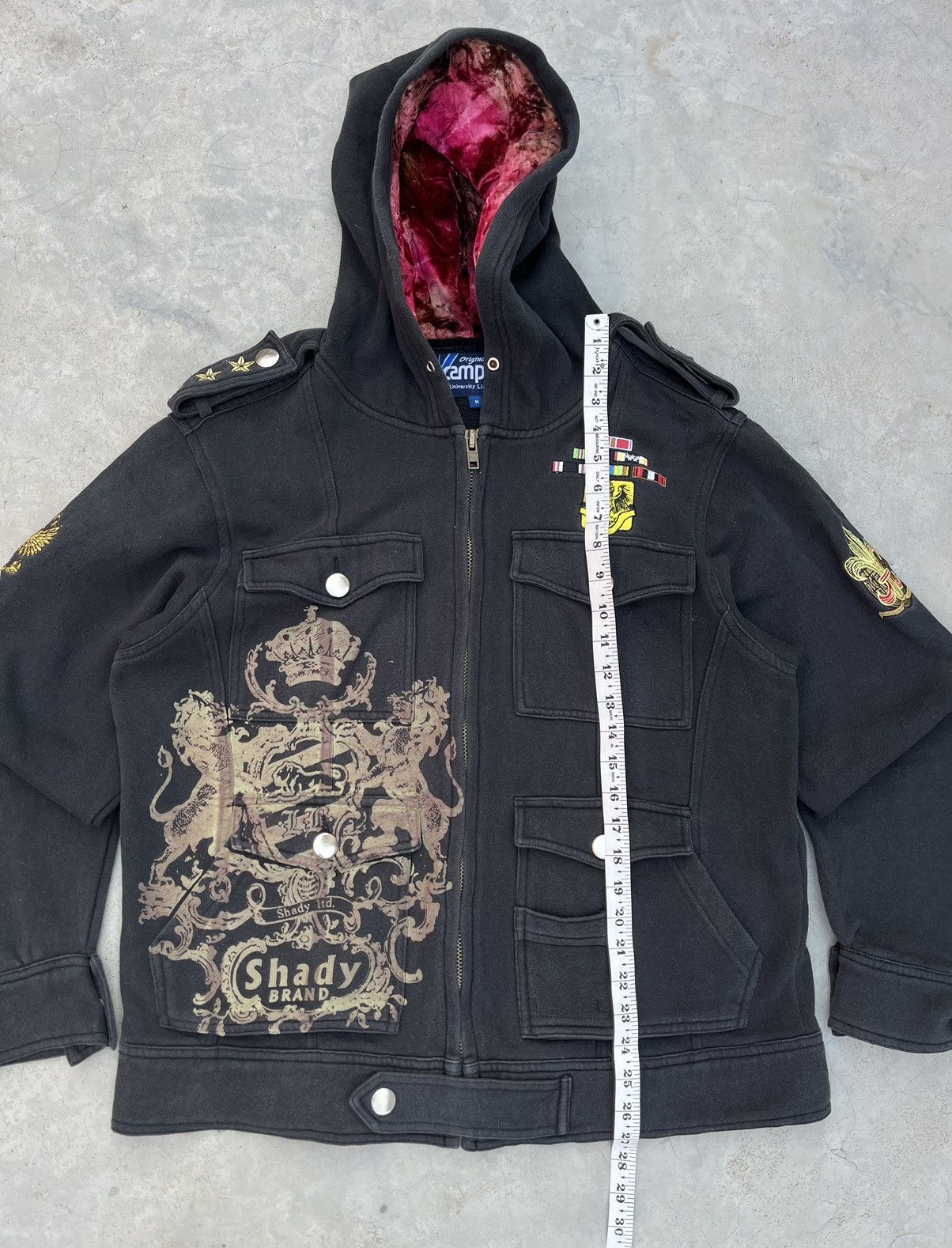 Ed Hardy RARE Y2K GRAPHICS GOTHIC 👹🕷️🐉 Size US M / EU 48-50 / 2 - 6 Thumbnail