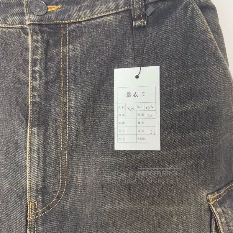 Balenciaga Balenciaga size XS Vintage Washed Removable Cargo Denim Wo Size US 27 - 5 Thumbnail