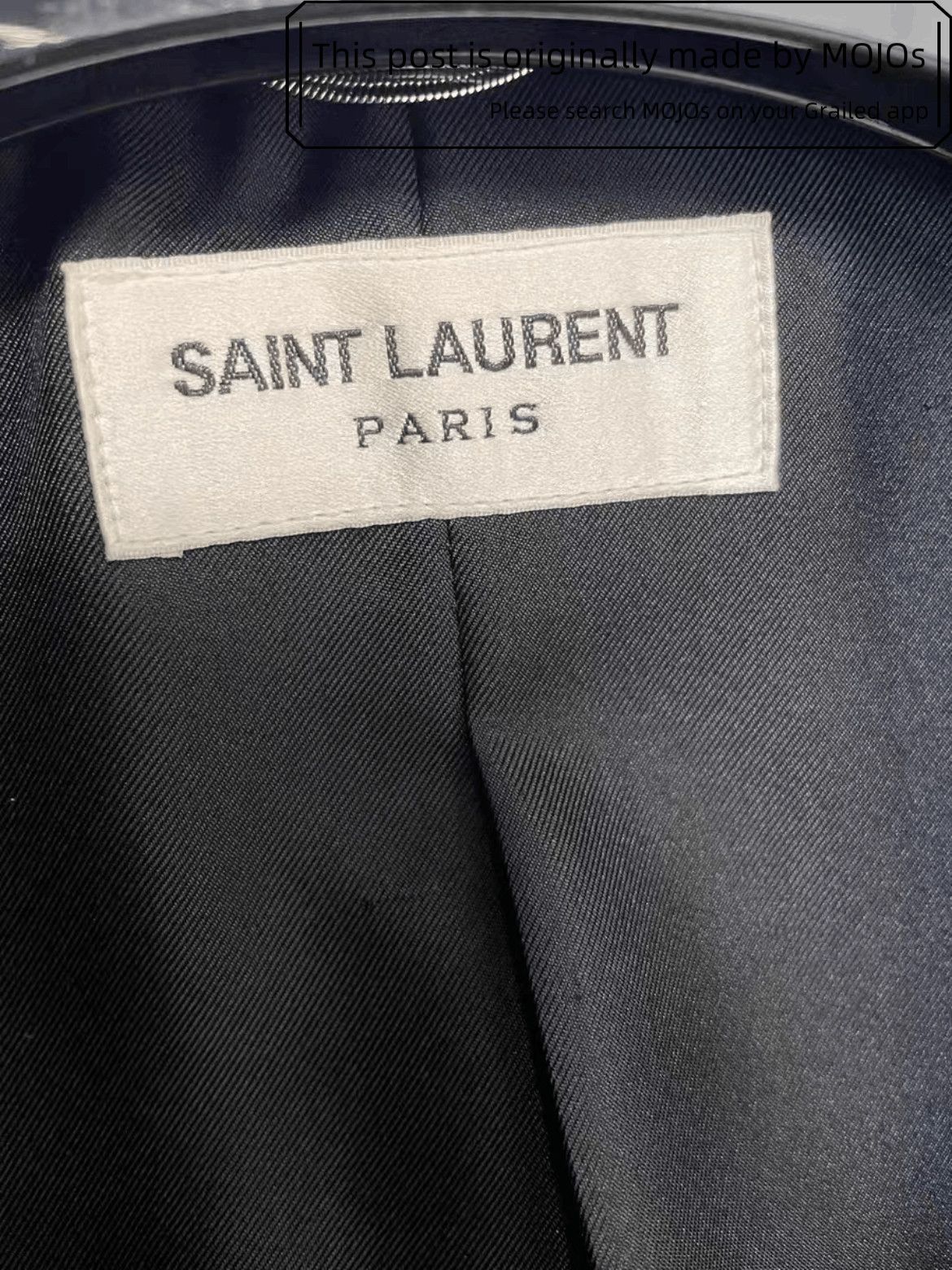 Saint Laurent Paris Sz 48 Saint Laurent Paris 19SS Leather Shoulder Balzer mojos Size US M / EU 48-50 / 2 - 4 Thumbnail