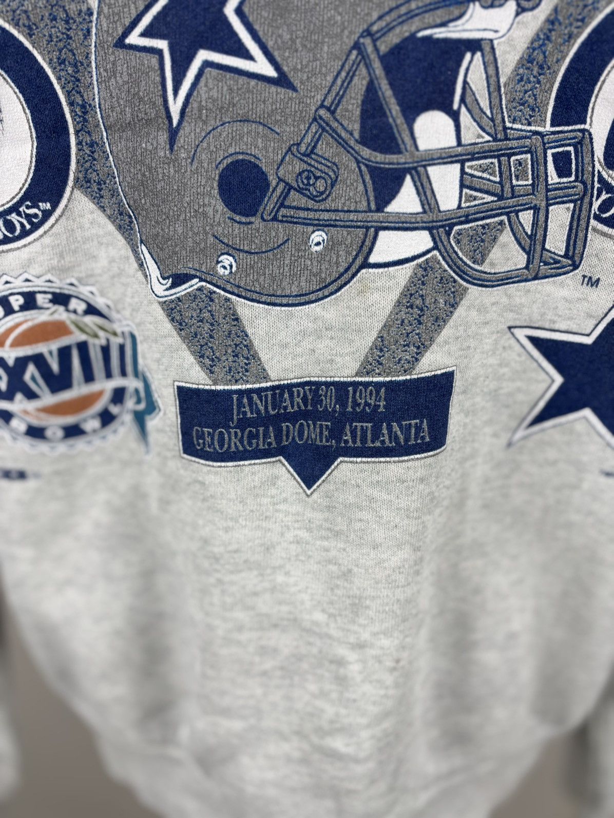 NFL × Vintage Mens vintage sweatshirt Super Bowl Champions Dallas Cowboys Size US XL / EU 56 / 4 - 5 Thumbnail