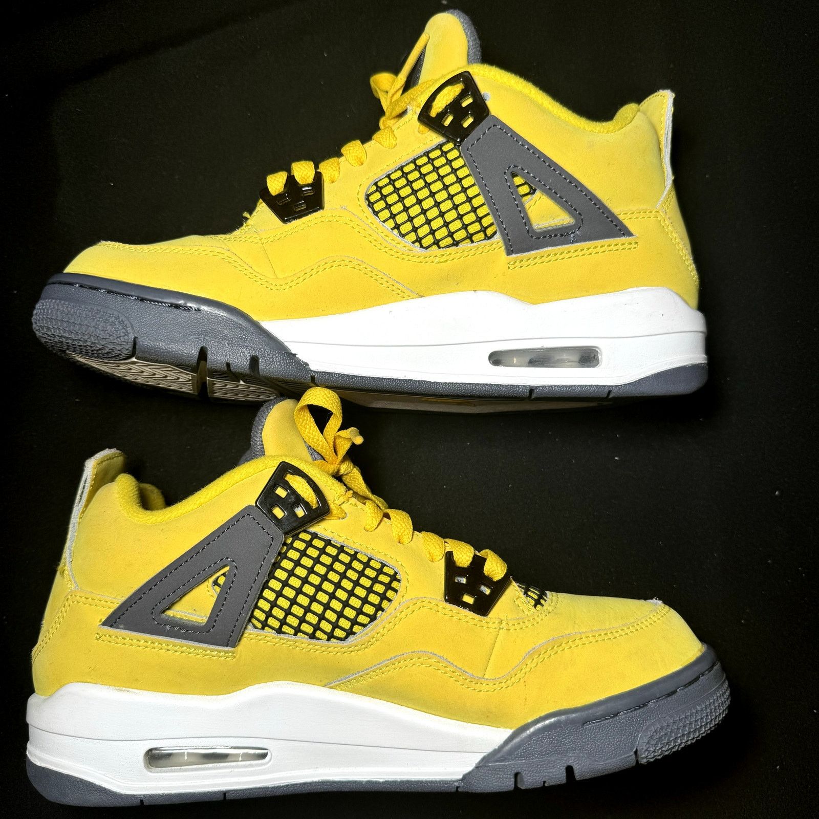 Jordan Brand × Nike Size 6.5 - Air Jordan 4 Retro GS Lightning 2021 Men's Shoes Size US 6.5 / EU 39-40 - 3 Thumbnail